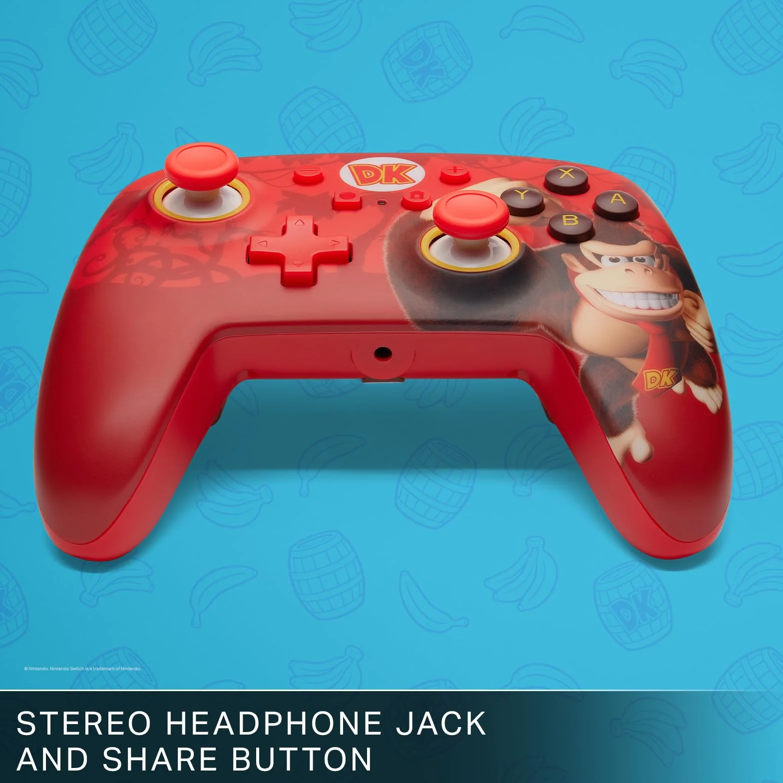 PowerA przewodowy kontroler Nintendo Switch Donkey Kong gamepad oficjalnie licencjonowany