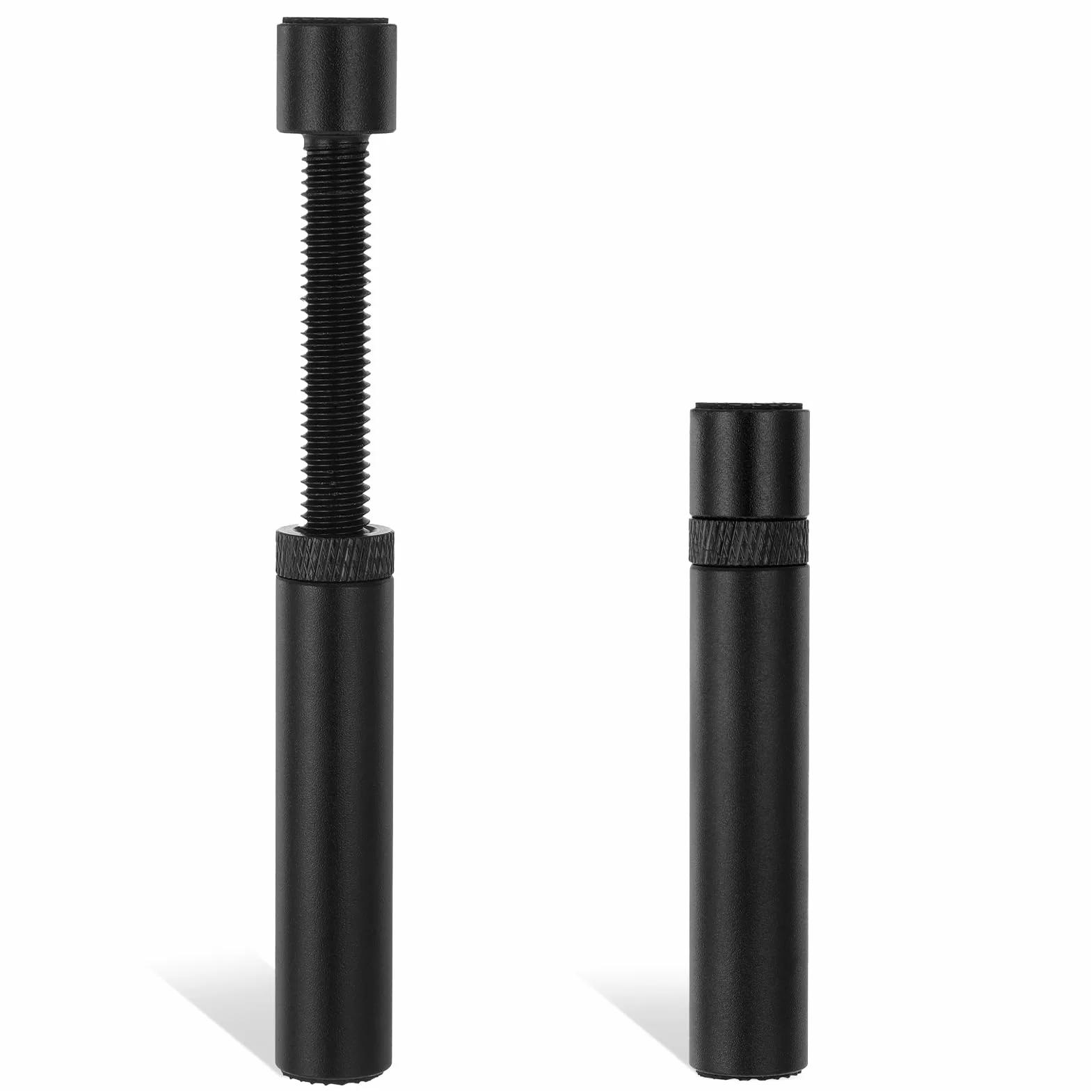 JJUNW Uchwyt na karty graficzne, aluminiowy uchwyt na karty graficzne GPU, pionowy uchwyt na karty graficzne z regulacją wysokości, uchwyt do stojaka na karty graficzne (74 mm-120 mm) (czarny)