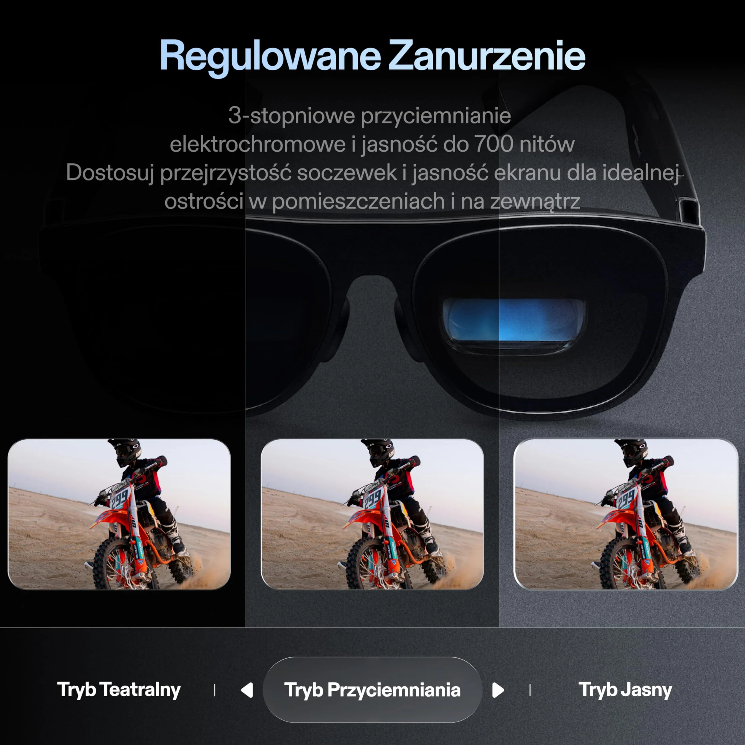 XREAL One Pro AR Okulary z Chipem X1,REAL 3D, Natywny 3DoF Okularów XR, Optyka X-Prism, 57°FOV, Wyświetlacz HD171" 120Hz, Sound Bose, iPhone 17/16/15,SteamDeck ROG MacPC Android iOS, L(IPD66–75mm)