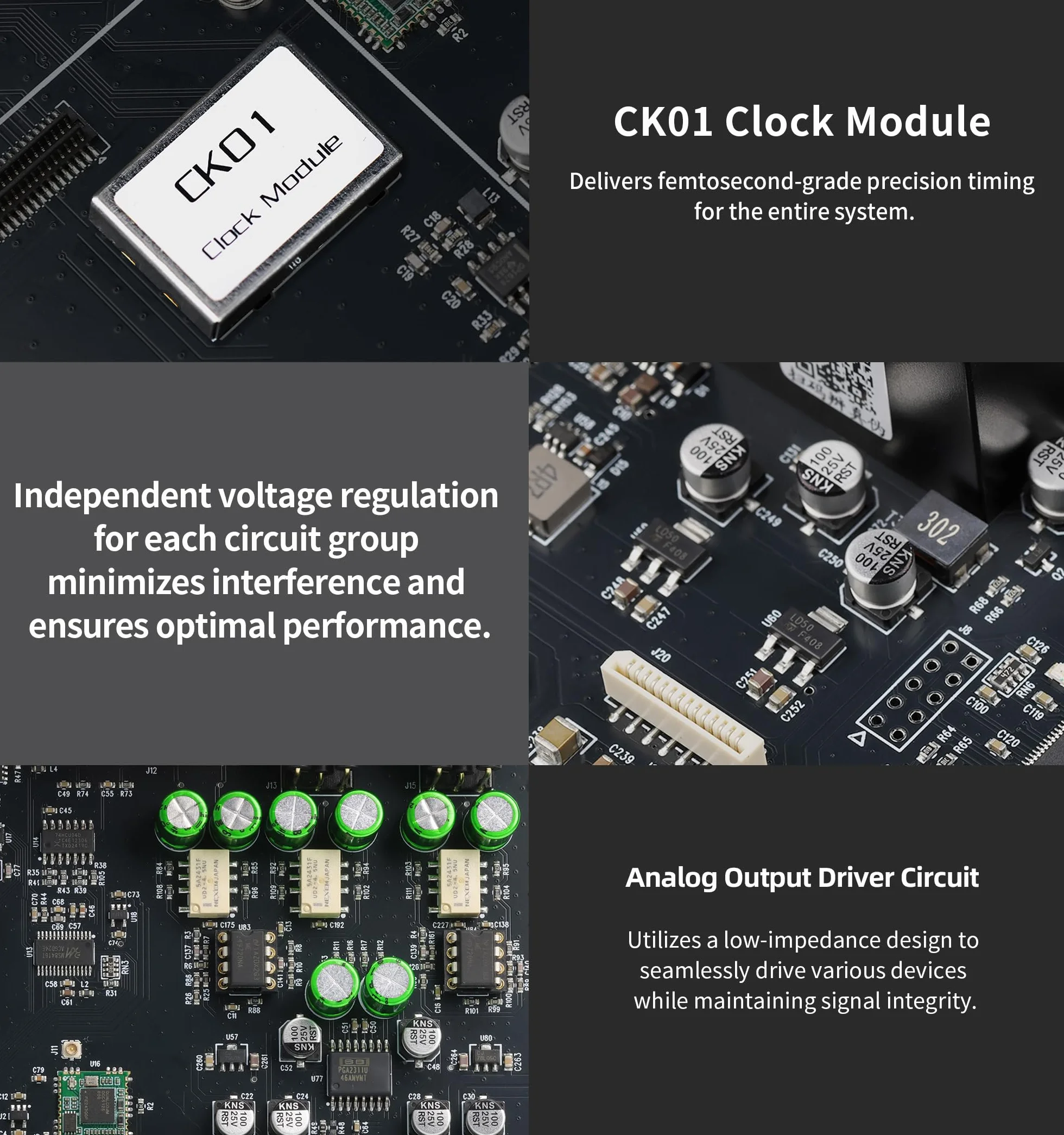 Gustard/Audalytic DR70N R2R Streaming DAC DSD512 PCM768 dekoder z pilotem Network Edition (czarny)