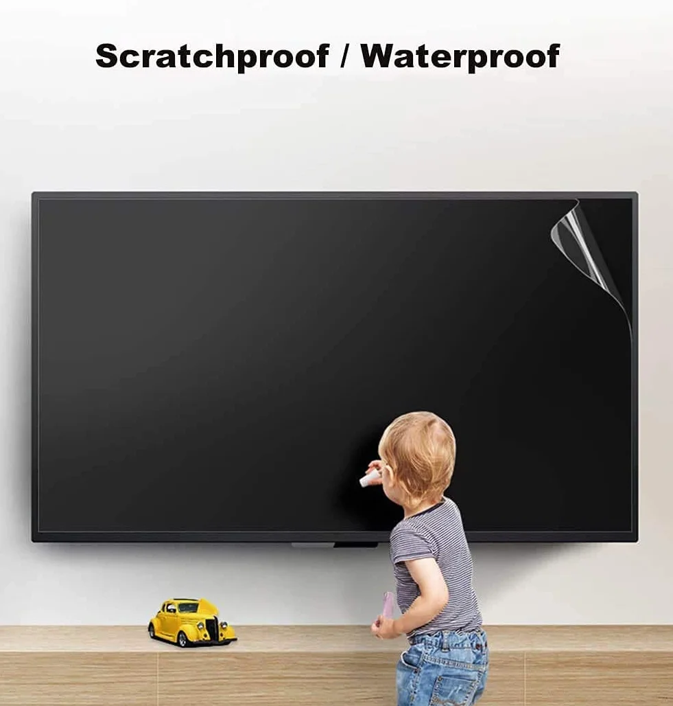 Ochrona ekranu przed promieniowaniem telewizora, matowa antyodblaskowa/przeciwodblaskowa folia filtrująca przeciw niebieskiej/pyłowi, 100 cm, 40 cali 886 * 498