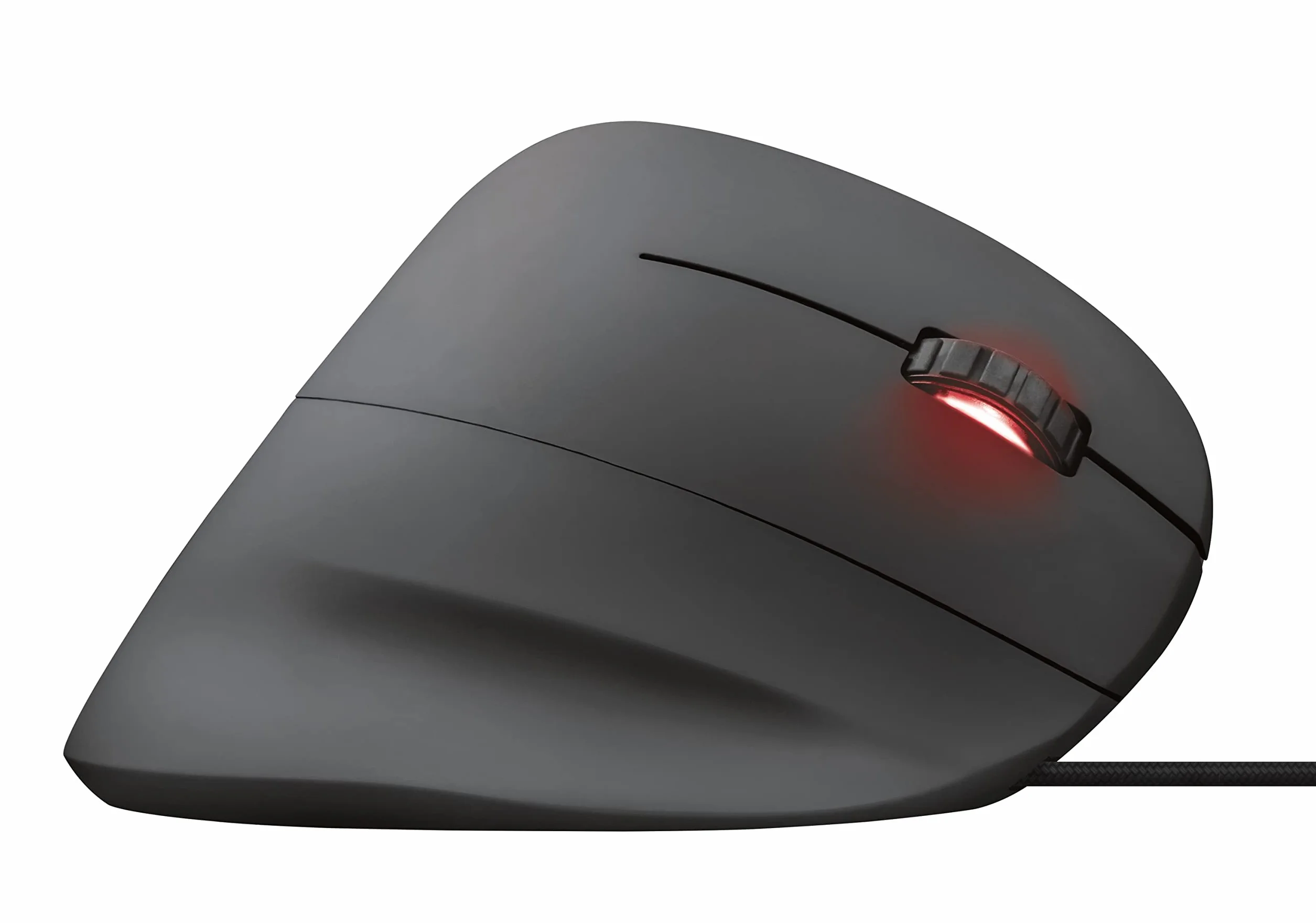 Trust Gaming GXT 144 Rexx Myszka Gamingowa, Ergonomiczna Mysz Pionowa dla Graczy, 250-10000 DPI, Podświetlenie LED, 6 Programowalnych Przycisków, Zaawansowane Oprogramowanie, Komputer, Laptop, PC