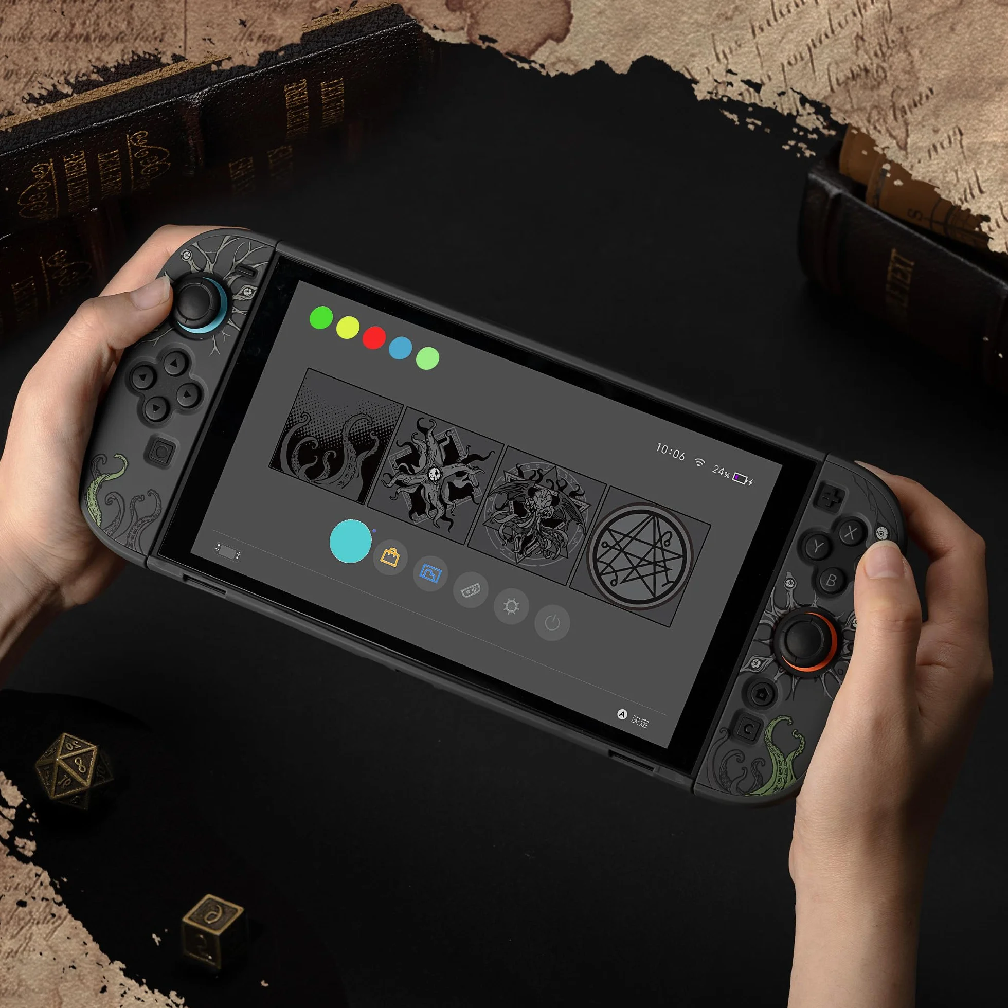 GeekShare Twarde etui ochronne kompatybilne z Switch 2, Kawaii Cartoon, odporne na zarysowania