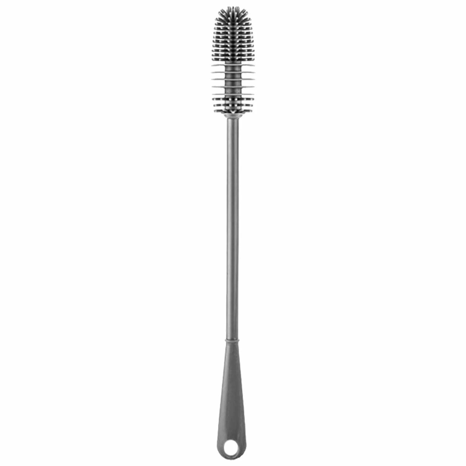 Silikonowa szczotka do butelek, narzędzie do czyszczenia dla dzieci, długi uchwyt, akcesoria do szorowania wodą, izolowane butelki, 30 cm, codzienna rutyna, dla pewności siebie, komfortu, organizacji