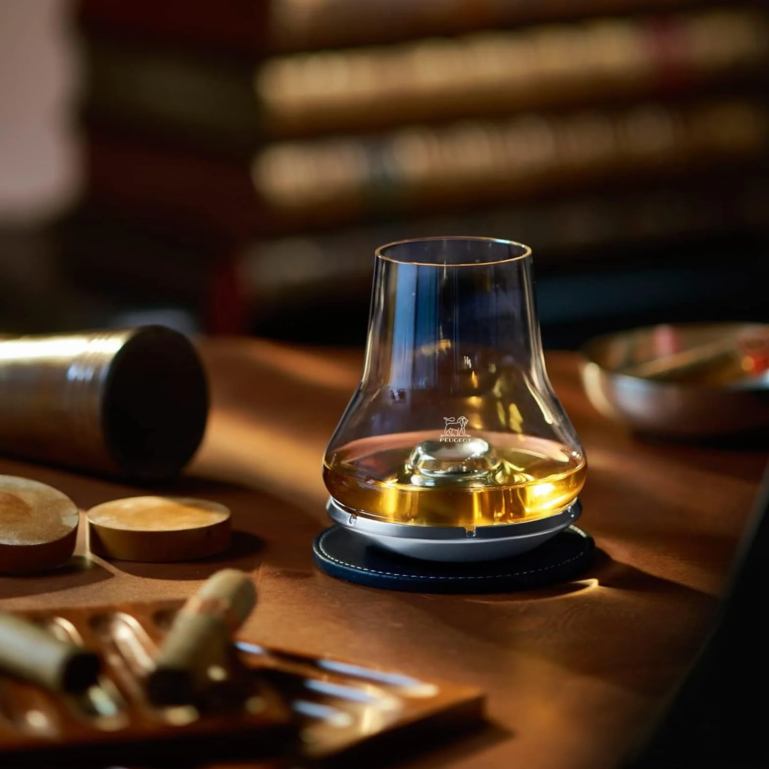 Peugeot Saveurs d'Epices zestaw do degustacji whisky 11 x 11,30 x 11 cm