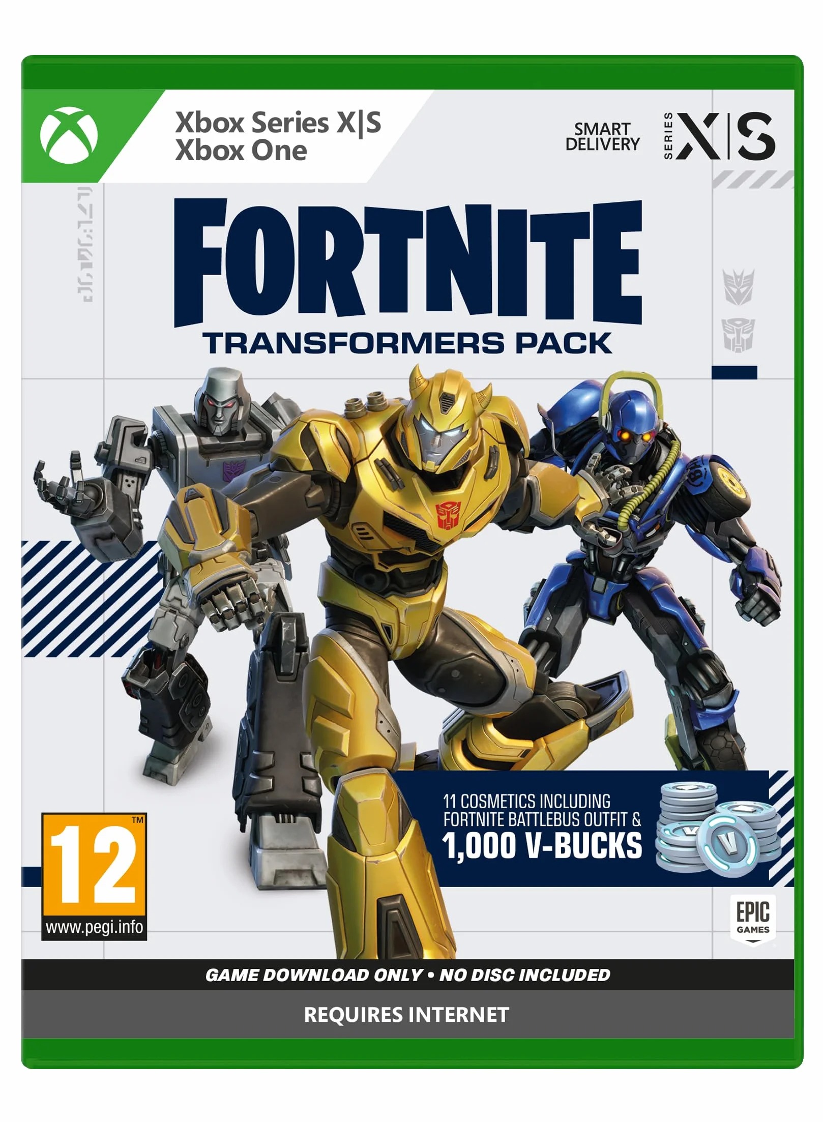 Fortnite Transformers Pack (Kod do pobrania gry w pudełku) - Xbox Series