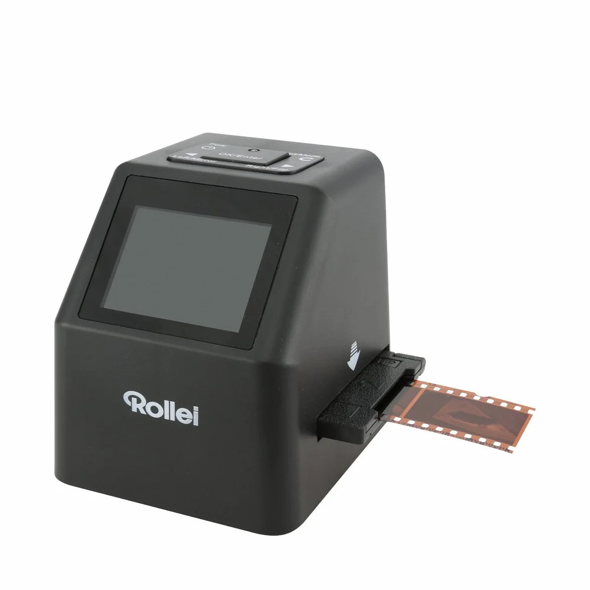 Rollei DF-S 310 SE Dia skaner filmów (edycja specjalna z dodatkowymi akcesoriami, gniazdo kart SD/SDHC i interfejs USB 2.0), czarny