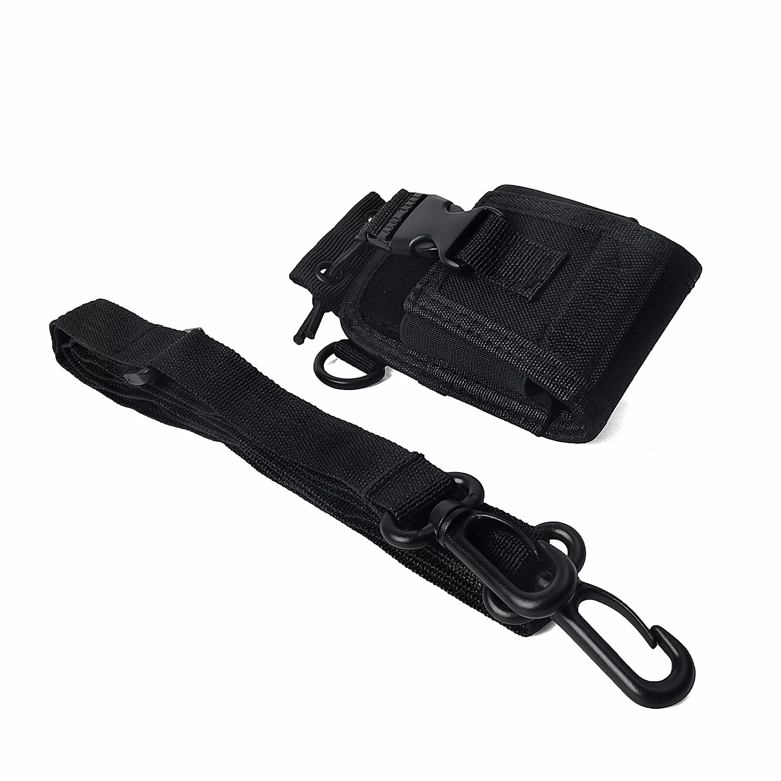 Wielofunkcyjny uchwyt na radio 3 w 1, etui kompatybilne z Kenwood Yaesu Icom Motorola Baofeng UV5R UV82 TYT UV5RA HYT 888S dwukierunkowe radio Walkie Talkie (2 sztuki)