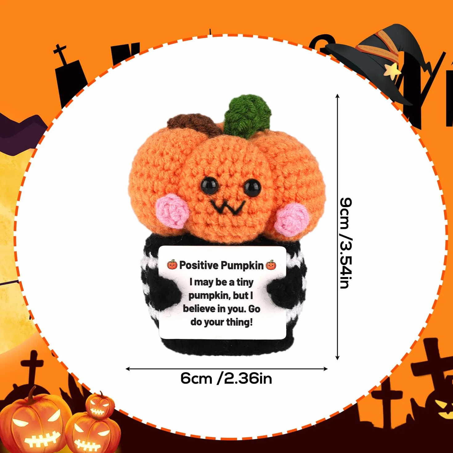Dynia Szydelkowa Dzianinowa Dekoracja Imprezy na Święto Dziecka Halloween