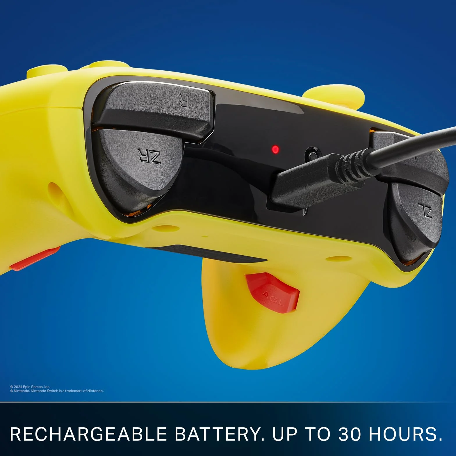 Ulepszony kontroler bezprzewodowy PowerA do konsoli Nintendo Switch - Peely, Nintendo Switch model OLED, Nintendo Switch Lite, gamepad, kontroler do gier, kontroler Bluetooth