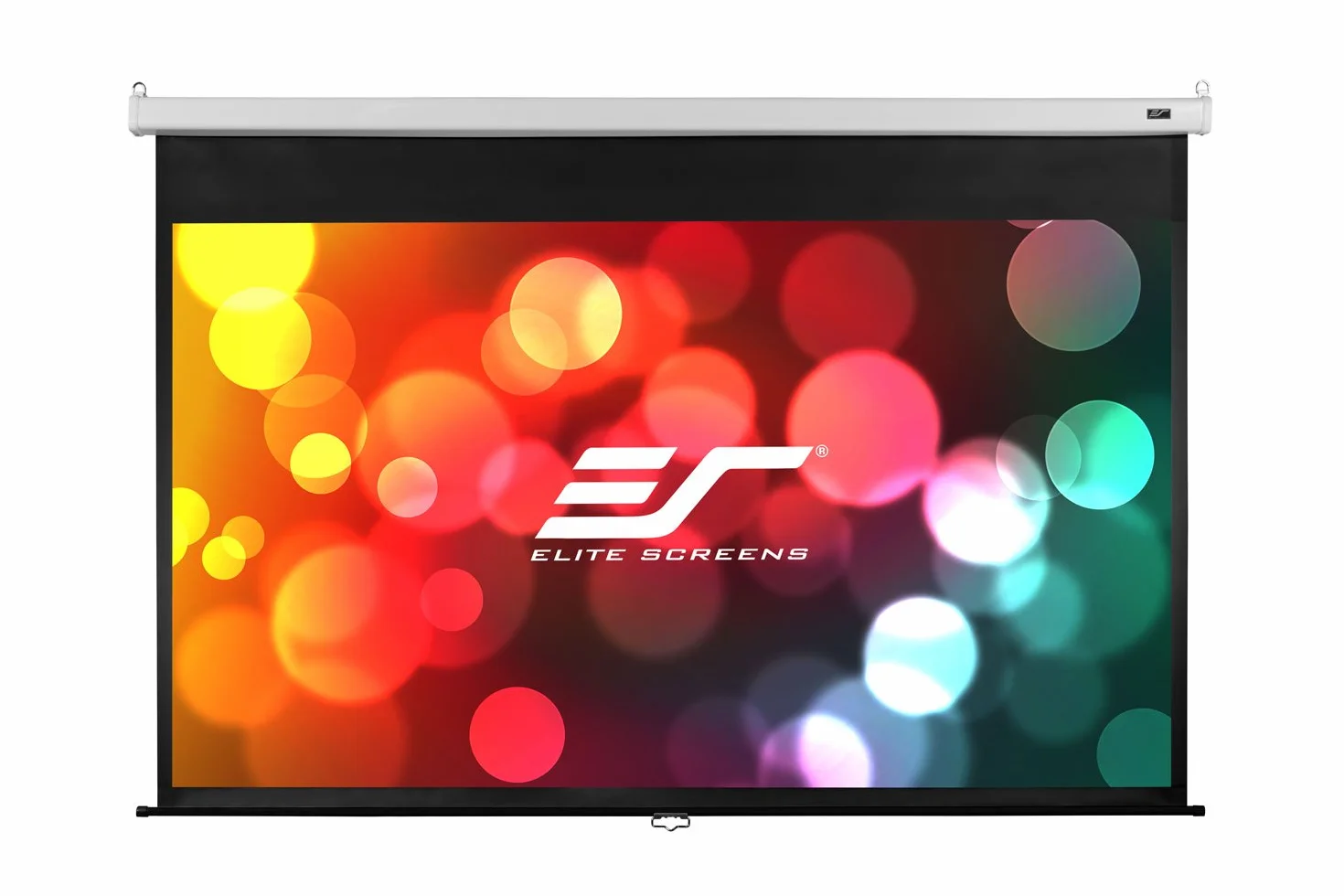Elite Screens M84HSR-Pro Manual SRM Pro Series płótno (przekątna 213,4 cm (84 cale), wysokość 104,1 cm (41 cali), szerokość 185,4 cm (73 cali), format 16:9, biały