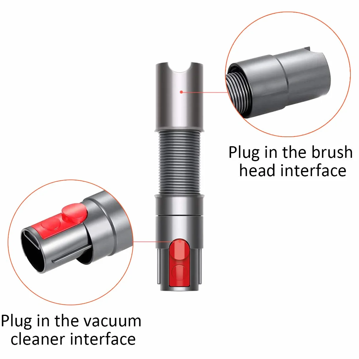 Dyson Rozszerzalny elastyczny wąż do V7 V8 V10 SV10 SV11
