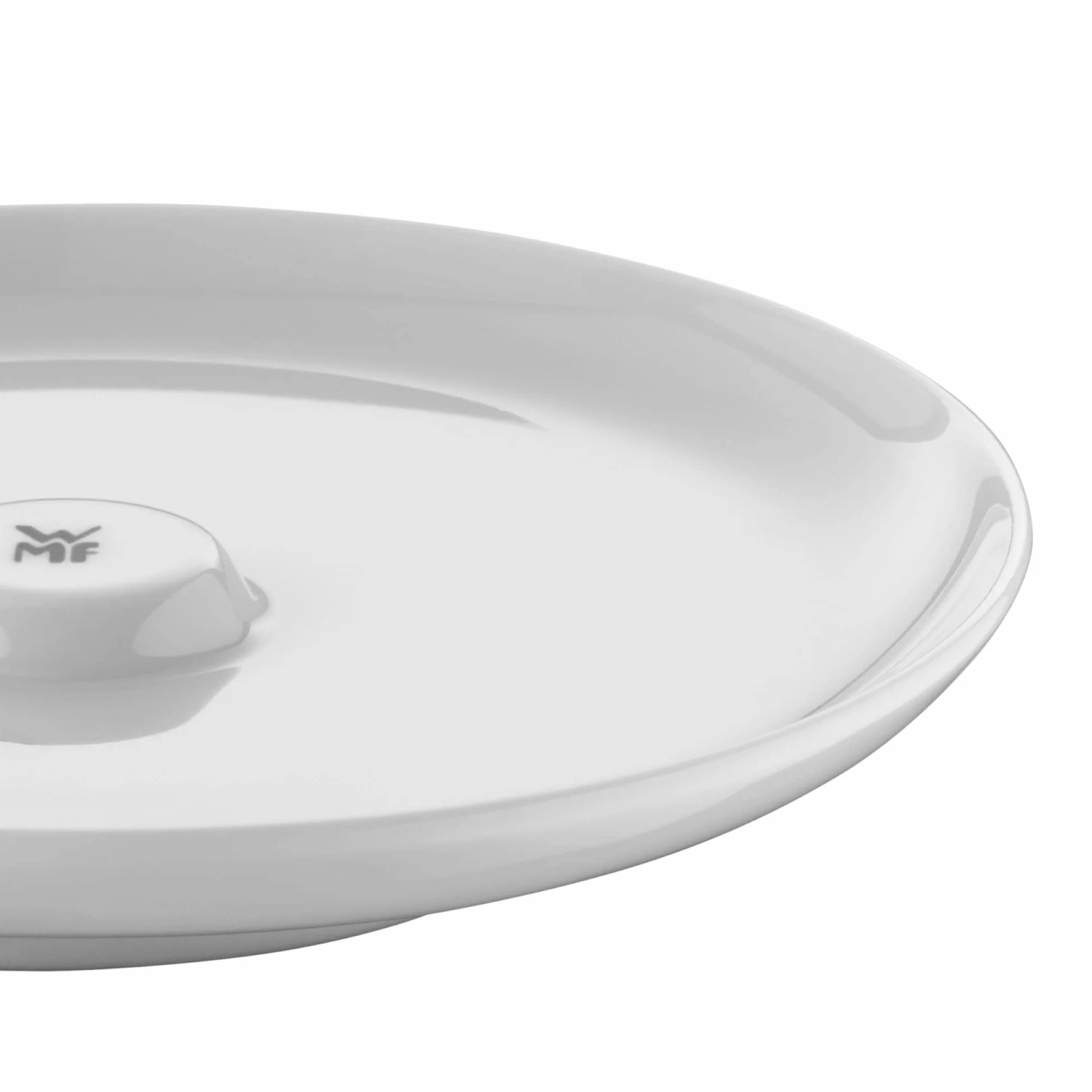 WMF Barista 4-częściowy zestaw filiżanek do kawy, dwie filiżanki do kawy 60 ml, ze spodkami do espresso, porcelany, szklanek do kawy, filiżanek do espresso, nadają się do mycia w zmywarce, kolor biały