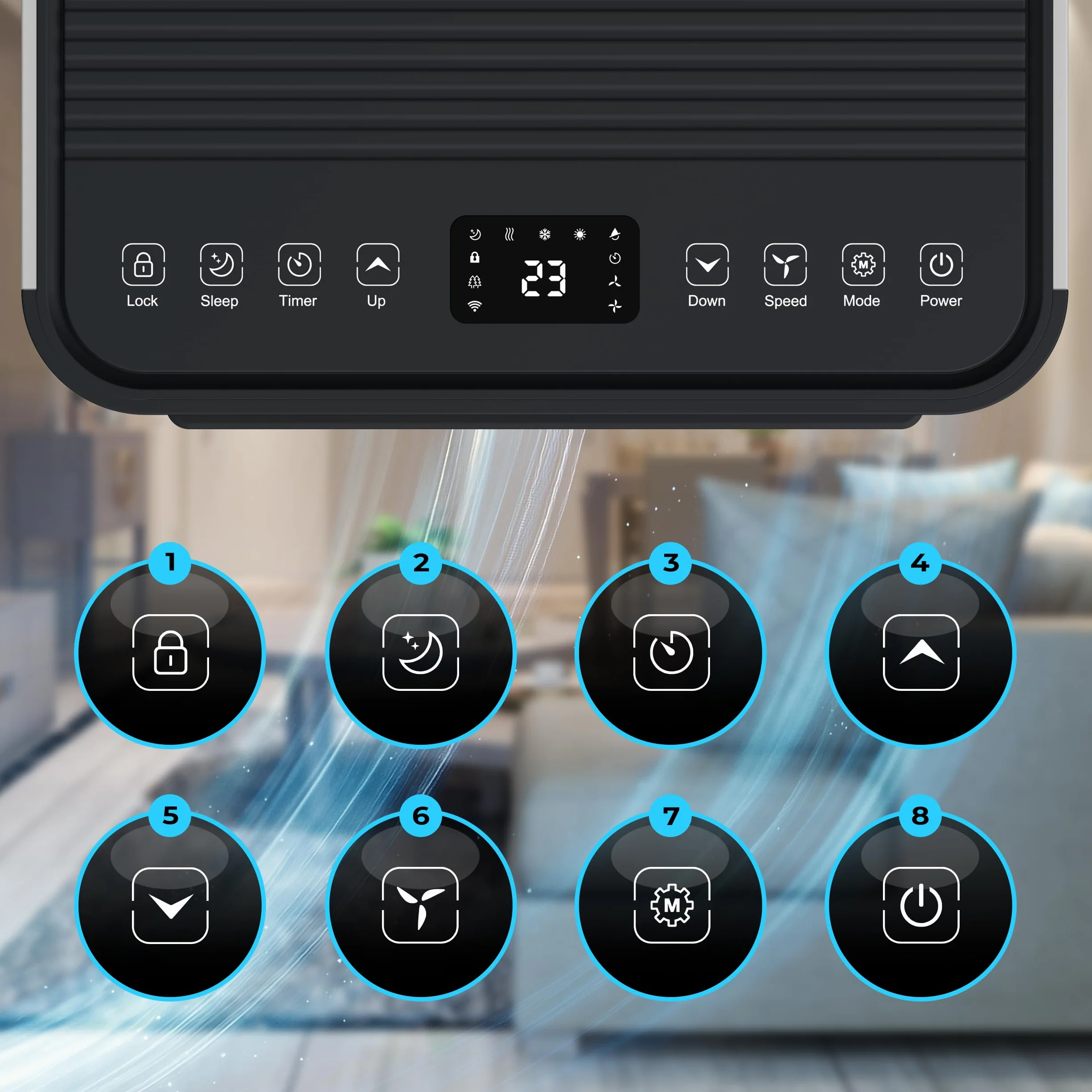 Klimatyzator przenośny AC29-S DUO WiFi 2,9 kW BTU 10000 do 29 m² 3w1