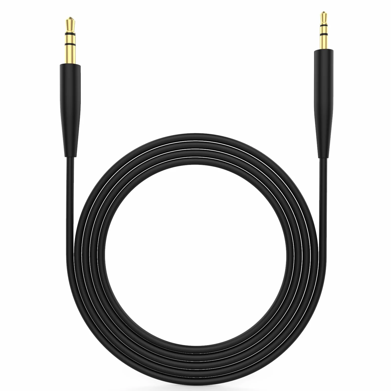 Zamienny inline mikrofon zdalna regulacja głośności kabel audio kabel kabel zgodny z Bose SoundTrue Soundlink QC25 QC35 OE2 słuchawki z urządzeniami iPhone (czarny)