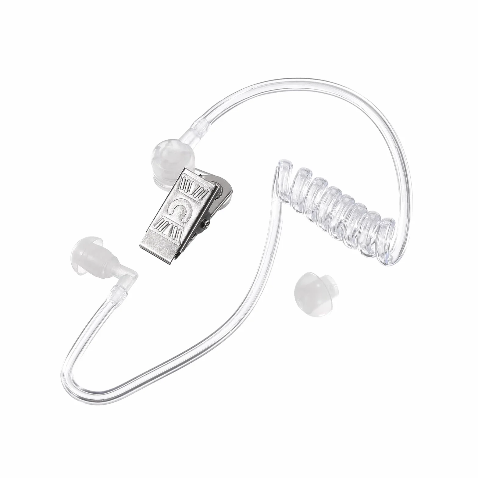 QUARKZMAN Ucho Kawałek Zestaw Słuchawkowy Tajny Agent Zestaw Słuchawkowy Zestaw Słuchawkowy z Słuchawkami Wymiana Akustyczna Rura do 2-Way Radio Audio Słuchawki Zestaw 1