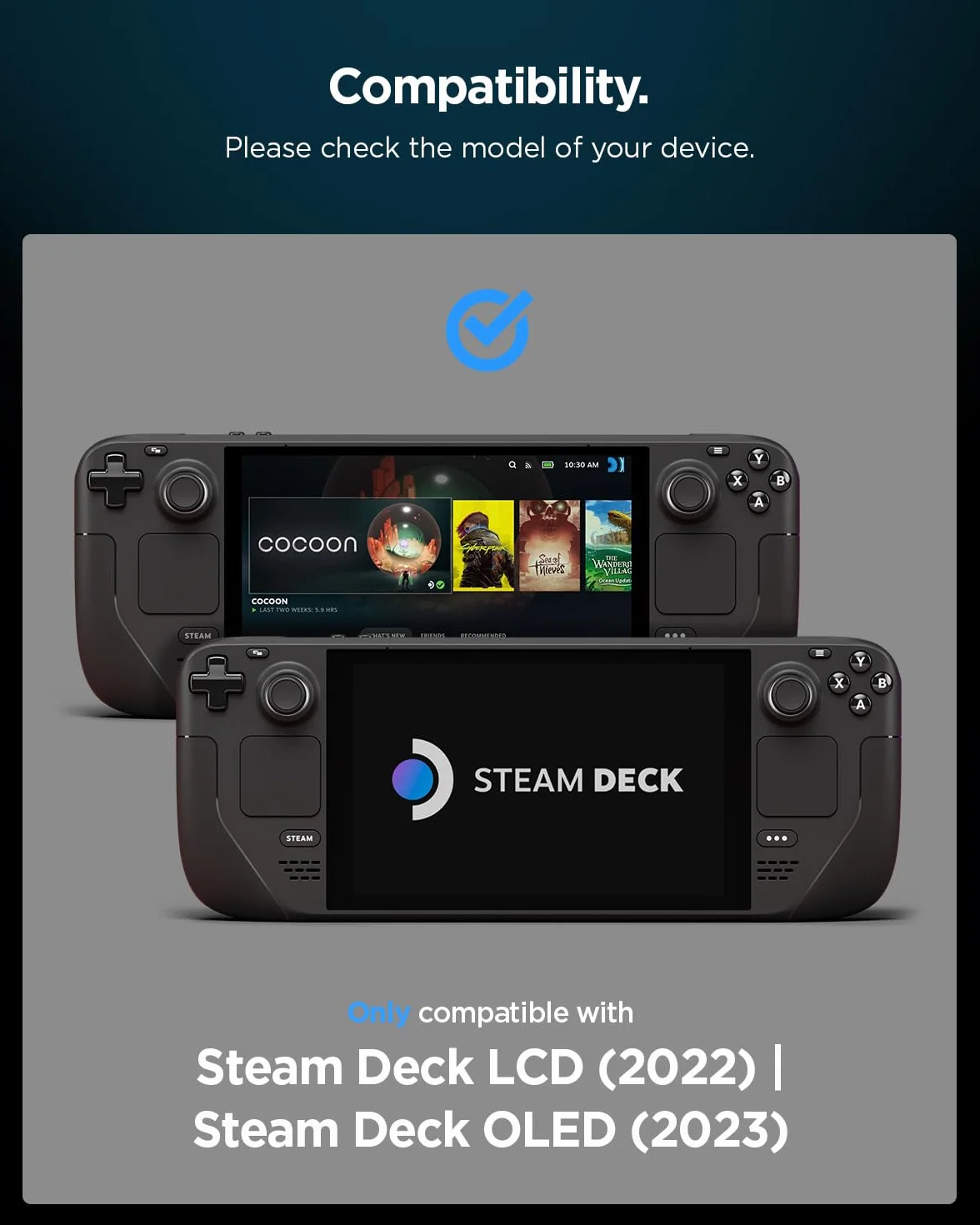 Spigen Etui Pancerne Kompatybilne z Steam Deck LCD (2022) / Steam Deck OLED (2023) - Czarny Matowy