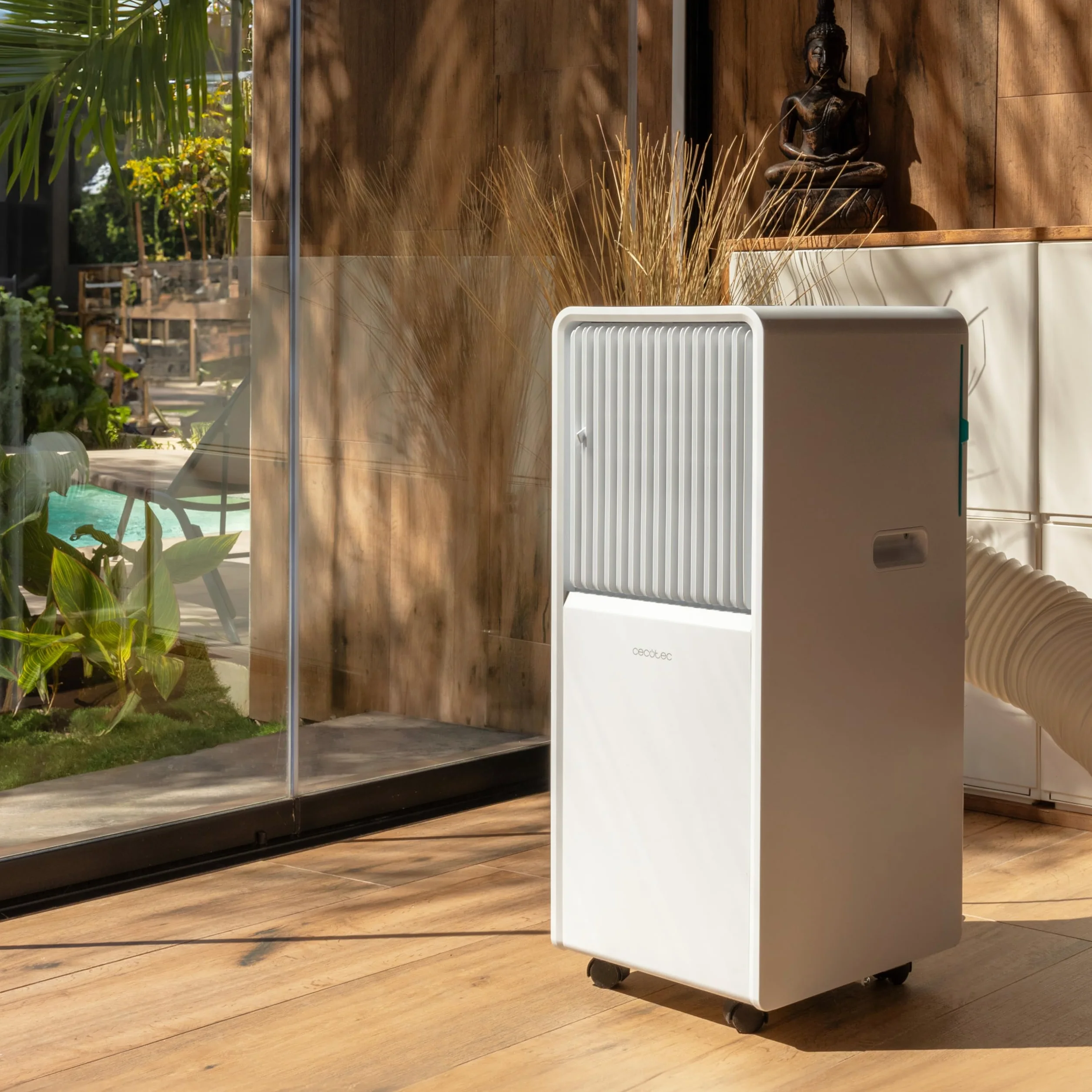 Cecotec Portable Air Conditioning ForceClima 7150 Style, 7000 BTU, Coverage Area 14 m², Remote Control, Touch Control, LED Display, 4 Modes, 2 Speeds, Timer