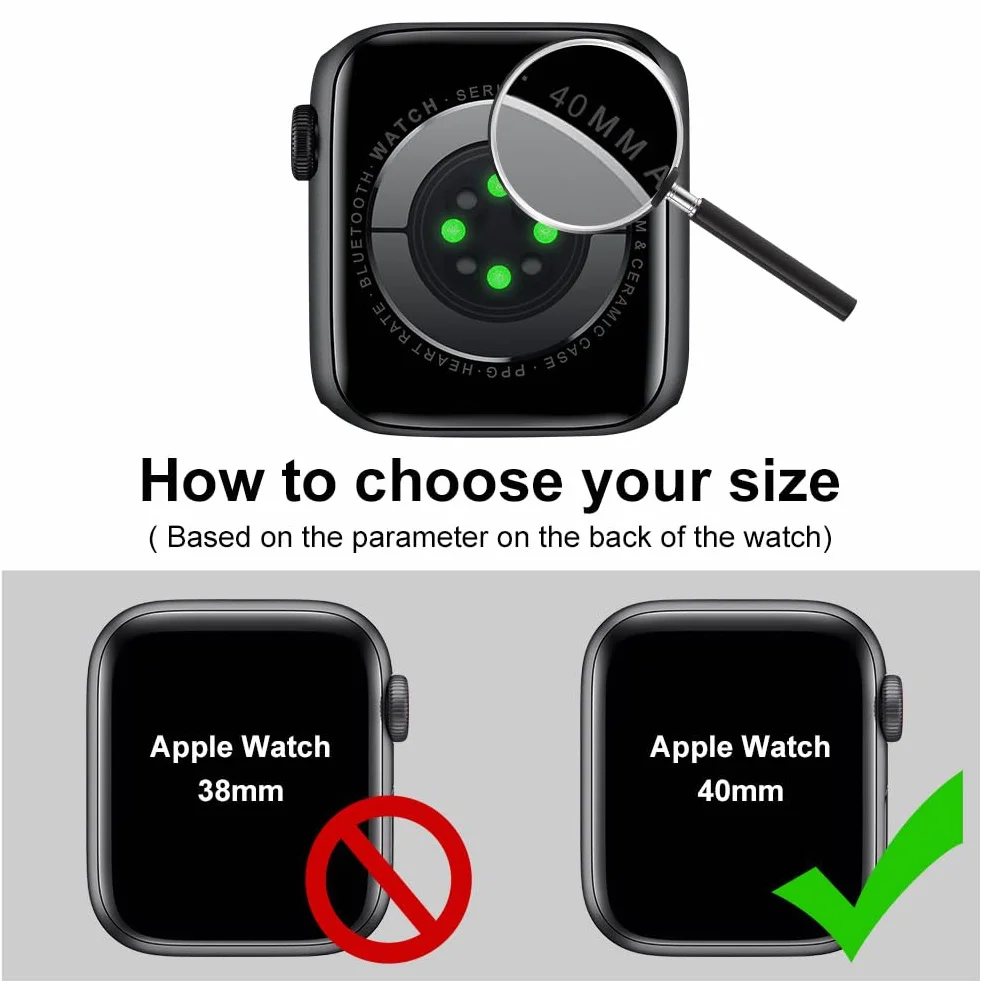 OFFCUP 2 szt. etui kompatybilne z Apple Watch serii 6 SE 5, 4, 40 mm, ultracienkie przezroczyste szkło hartowane do iWatch serii 6, SE, 5, 4