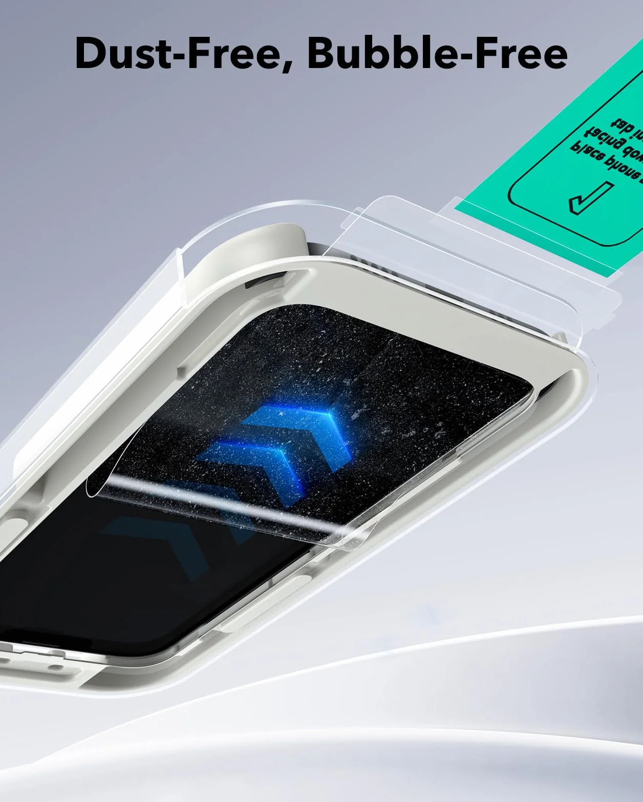 ESR Folia szklana do iPhone'a 15 Pro, szkło hartowane 9H+, bez pęcherzyków i kurzu, ochrona klasy wojskowej, trwała z łatwym narzędziem montażowym, 3 opakowania