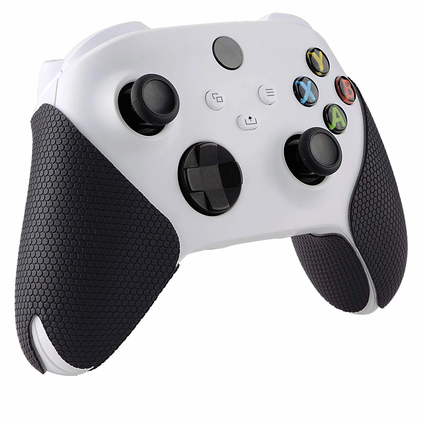 eXtremeRate PlayVital Antypoślizgowy pochłaniający pot uchwyt kontrolera do kontrolera Xbox Series X/S, profesjonalne, teksturowane, miękkie gumowe podkładki, uchwyty do kontrolera Xbox Series X/S