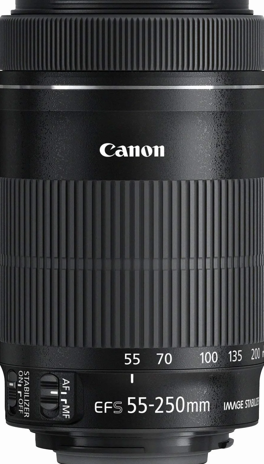 Canon EF-S 55-250 mm F4-5.6 IS STM Teleobiektyw Zmiennoogniskowy, Czarny, 58 mm