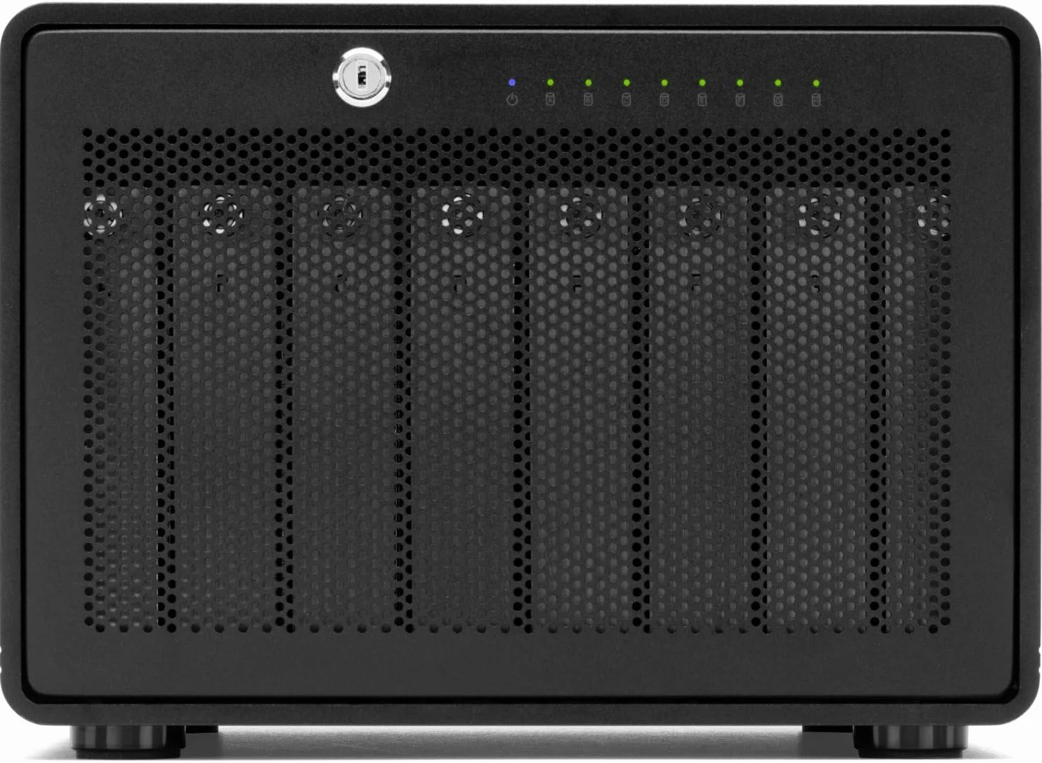 OWC ThunderBay 8 RAID 5 Edition 8-kieszeniowy dysk zewnętrzny z podwójnym boltem Thunderbolt 3 porty