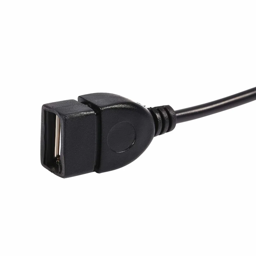 Adapter konwertera Kabel 3,5 mm męski jack audio AUX na USB 2.0 typ A żeński OTG, długość 20 cm