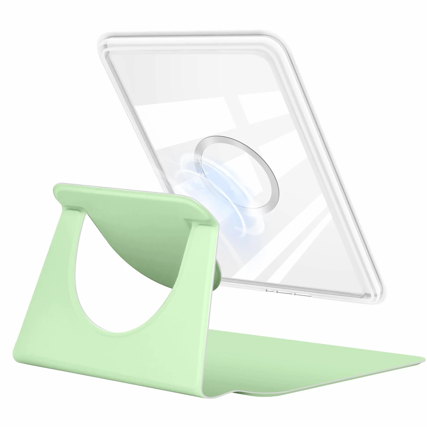 Etui obracane o 360 stopni do Kindle Paperwhite 15.2 cm (wersja 7. generacji-2015), odłączana magnetyczna konstrukcja, ochronna, regulowana osłona, przezroczysta tylna strona z automatycznym uśpienia