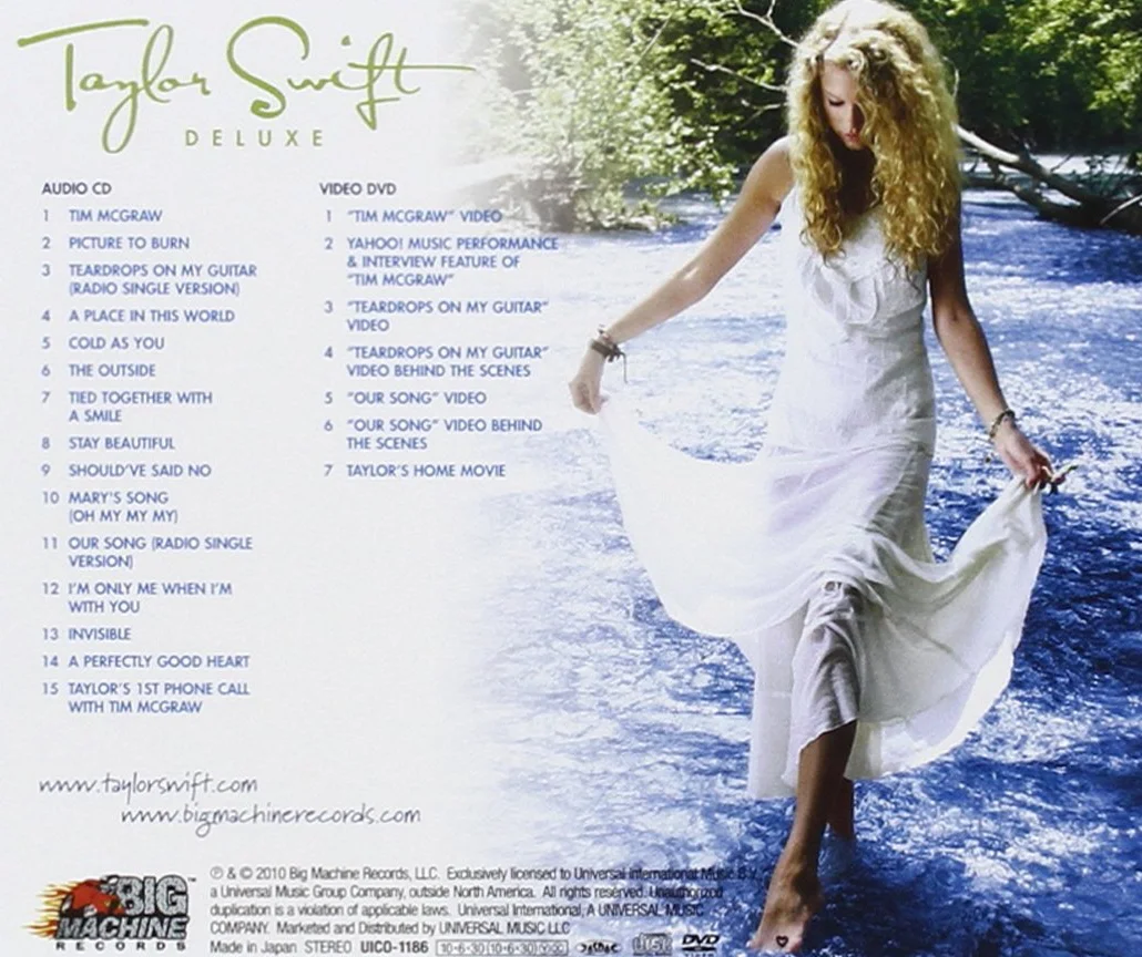 Taylor Swift Deluxe Edition w/ DVD Limited Edition