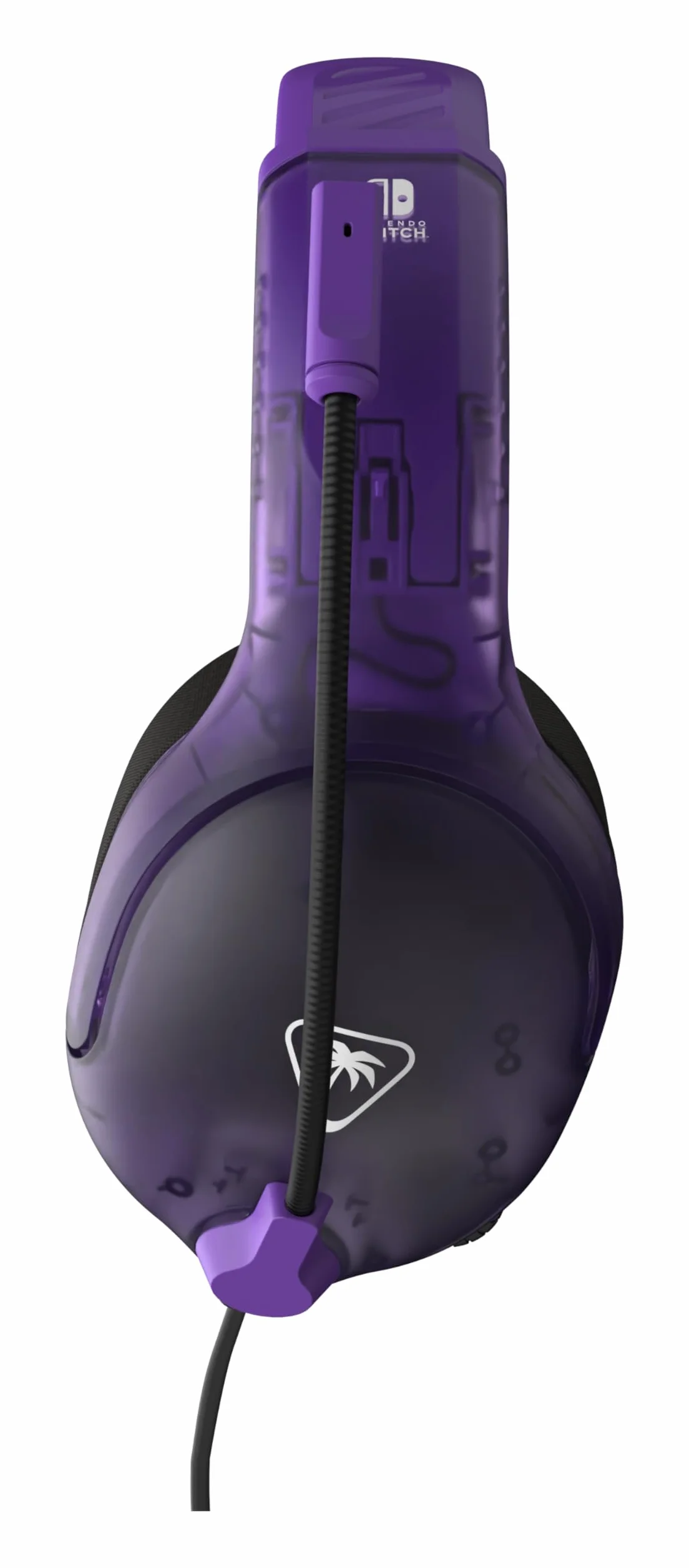 Turtle Beach Airlite Fit Przewodowe słuchawki gamingowe z oficjalną licencją dla Nintendo Switch, Lite, model OLED, Duch Fioletowy