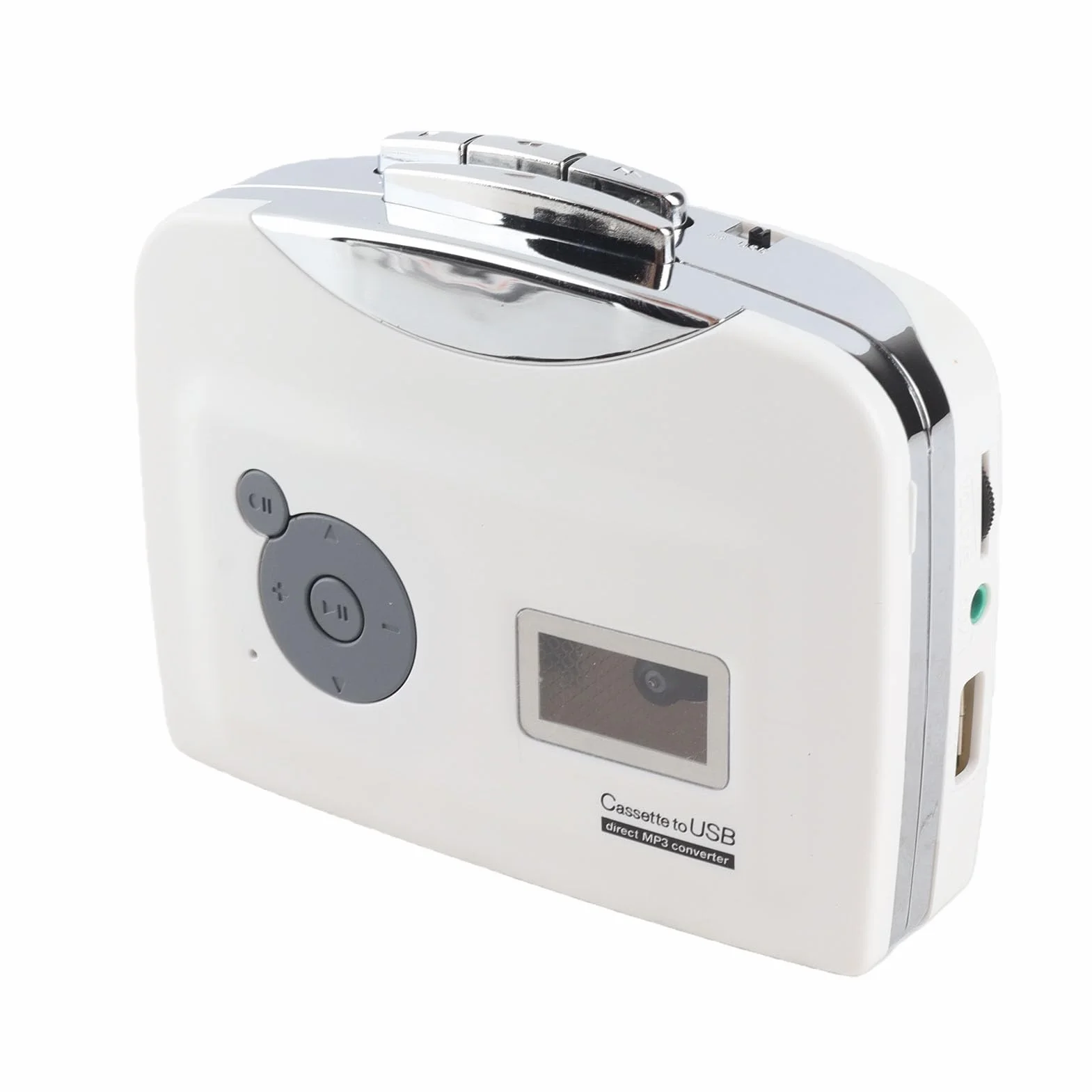 VBESTLIFE Przenośna taśma kasetowa na konwerter MP3, dysk flash USB, odtwarzacz muzyczny, konwerter taśmy na pamięć USB w formacie MP3, nie wymaga komputera