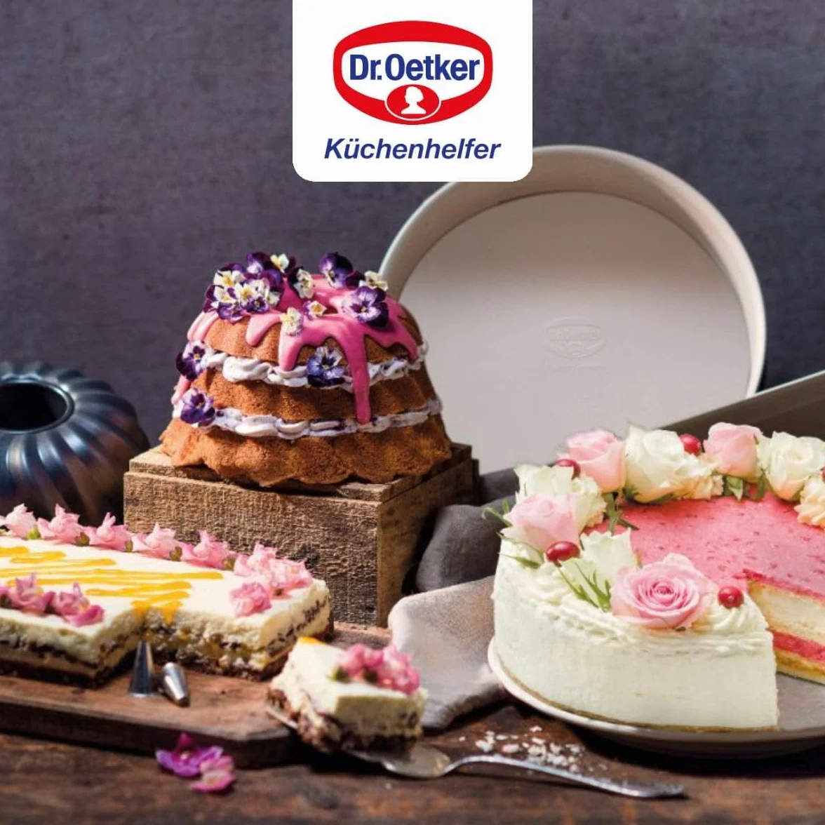 Dr. Oetker Back-Trend Okrągła Tortownica z obrzeżem 26 cm