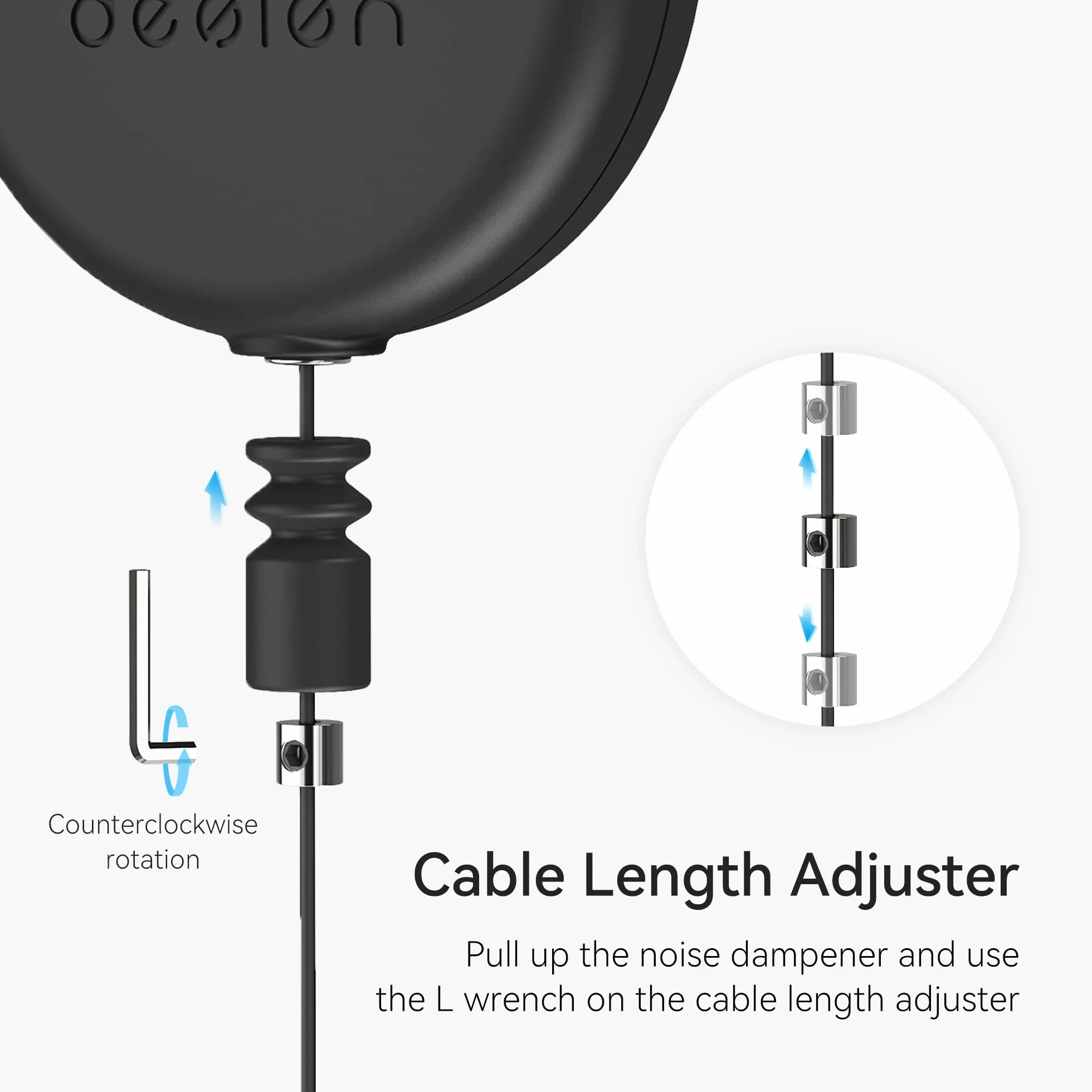 KIWI design Zarządzanie kablami VR kompatybilne z kablem łączącym Quest 2, systemem VR Pulley dla Quest/Rift S/Valve Index/HTC Vive/Vive Pro/HP Reverb G2/PSVR Akcesoria VR (czarny, 6 szt.)