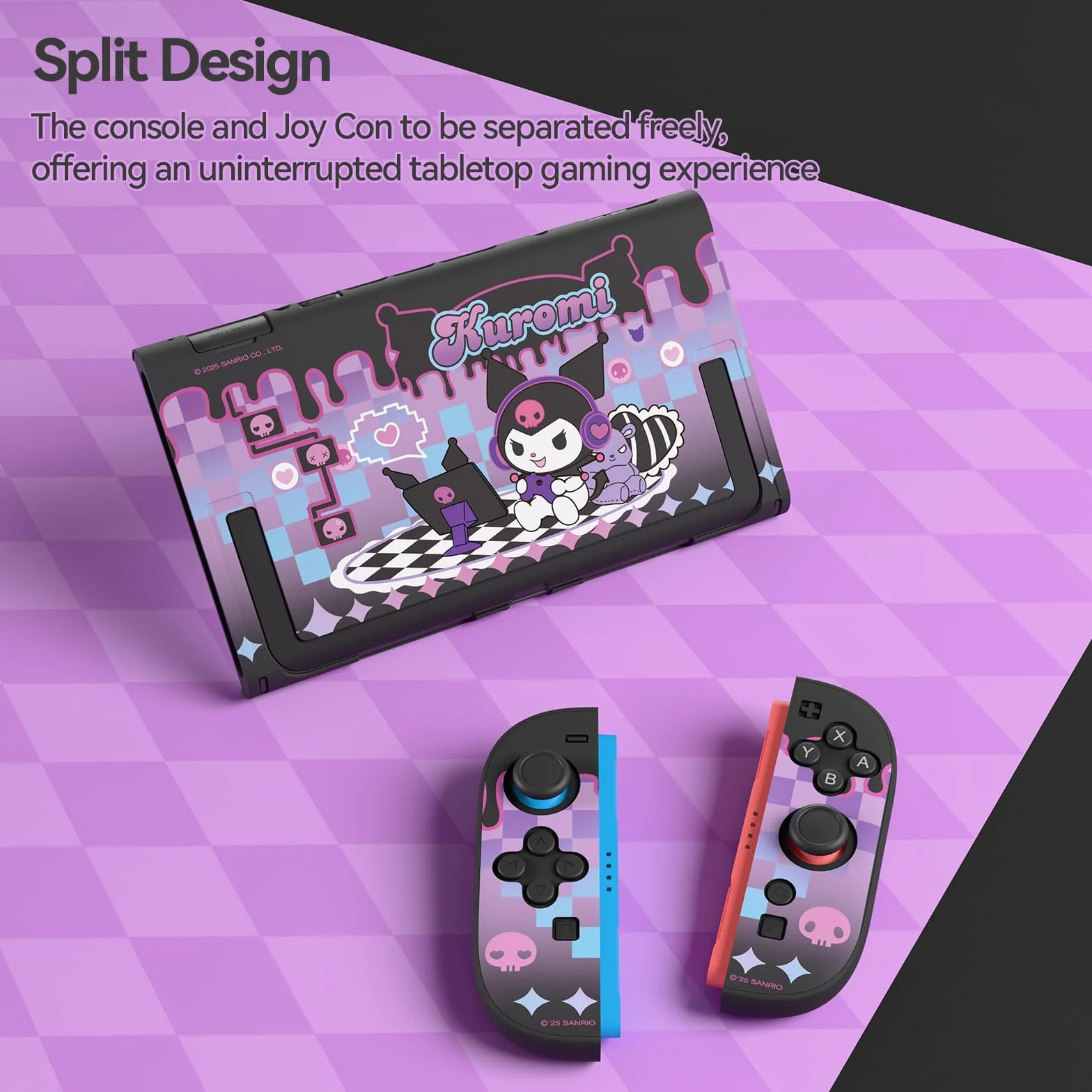 Kuitmor Etui ochronne do Switch 2 Model 2025, Twarda obudowa z kompleksową ochroną dla konsoli i Joy-Con