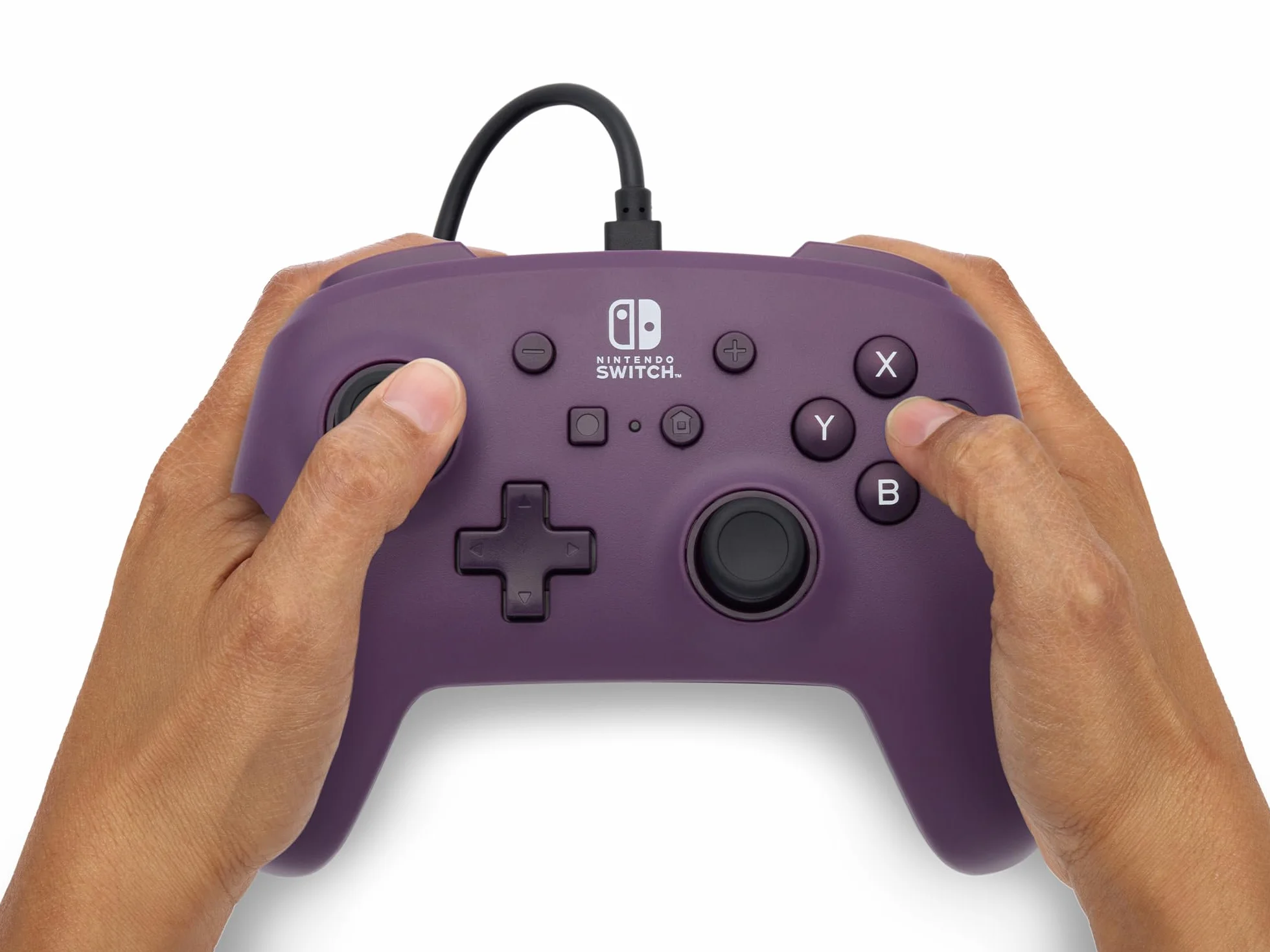 PowerA przewodowy kontroler Nintendo Switch Kosmiczny fiolet gamepad oficjalnie licencjonowany