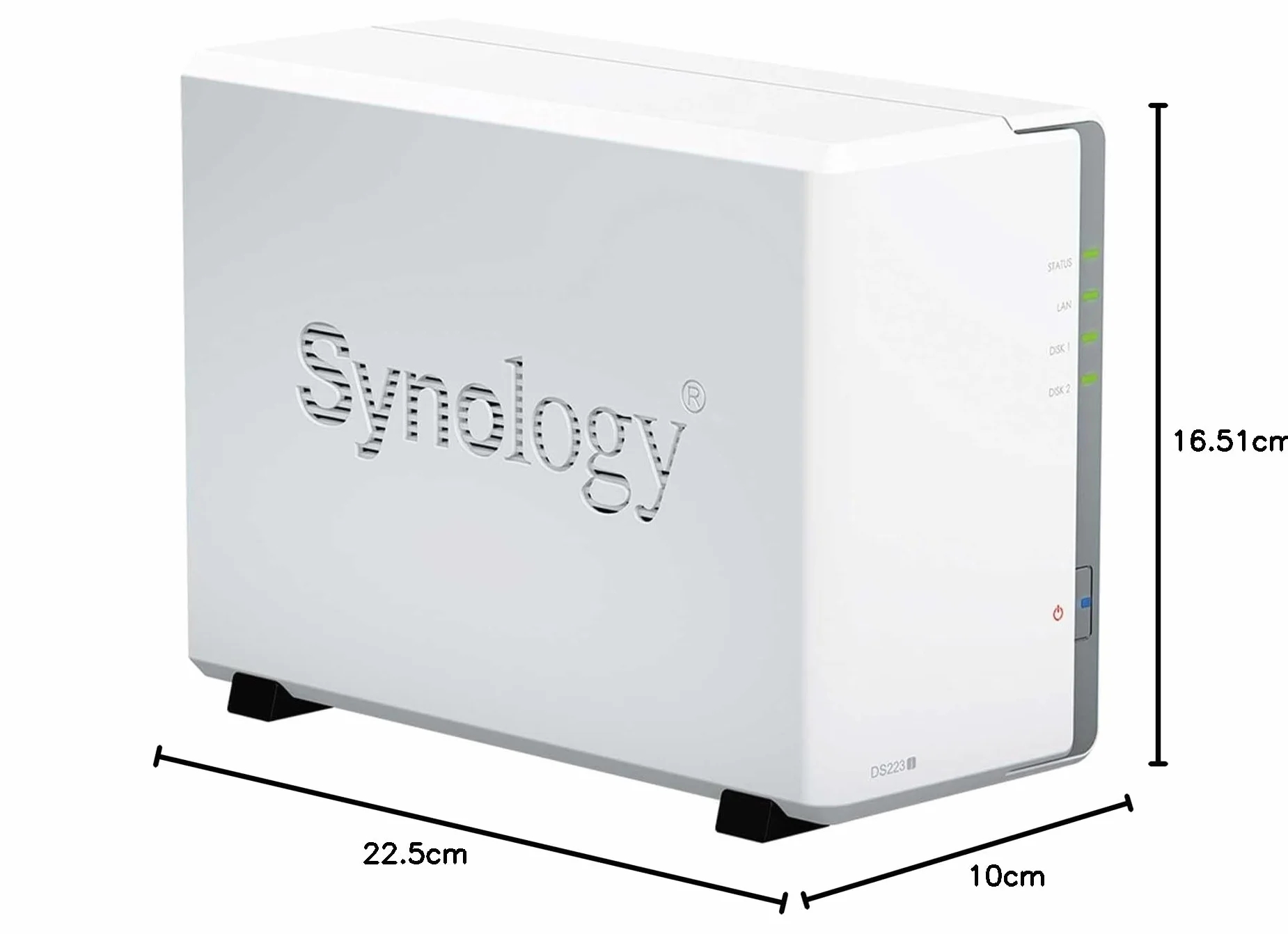 Synology DS223J Stacja, Czarny, 36 TB