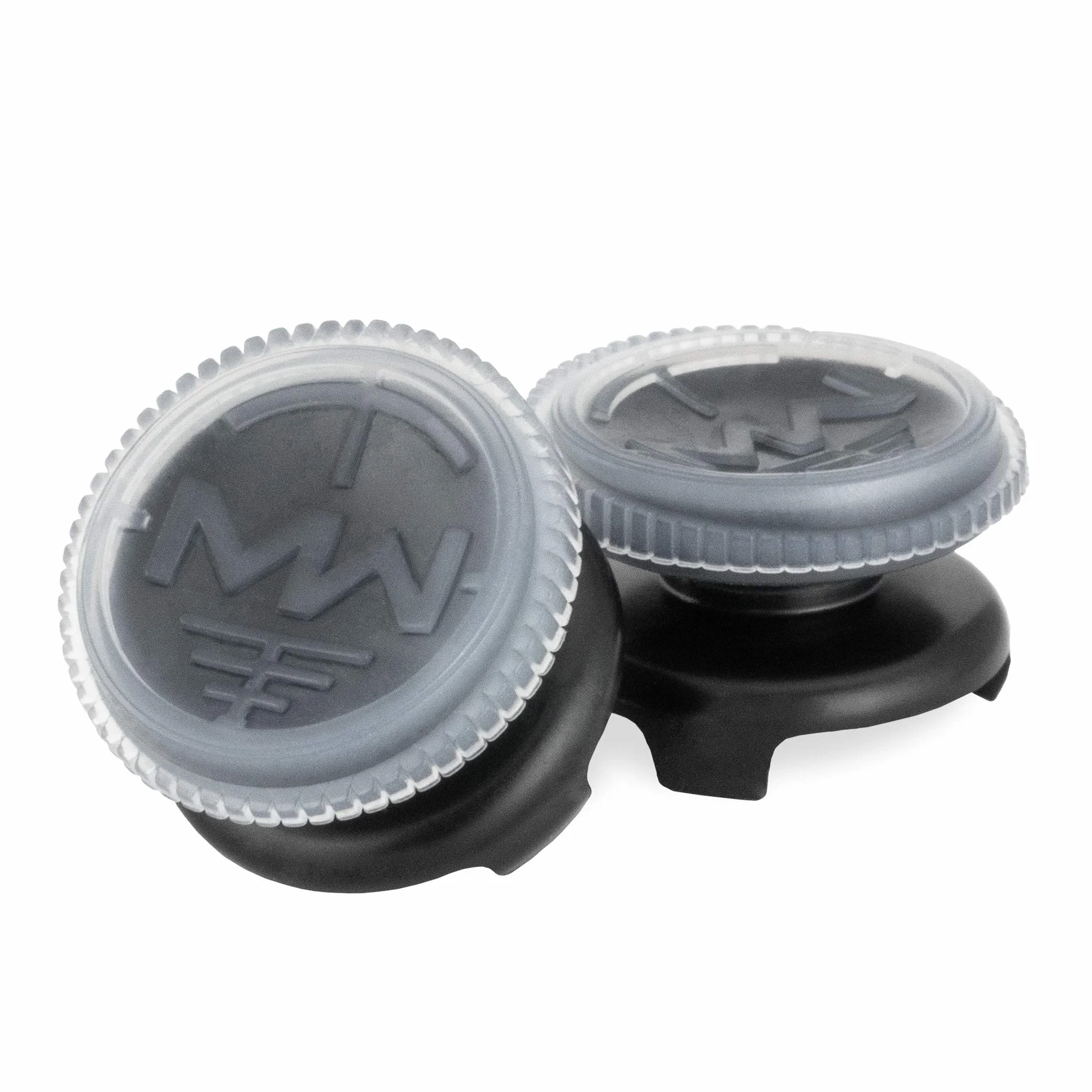 KontrolFreek Call of Duty Modern Warfare A.D.S. Performance Thumbsticks for Xbox One Controller 2 High-Rise Concave Transparent Black