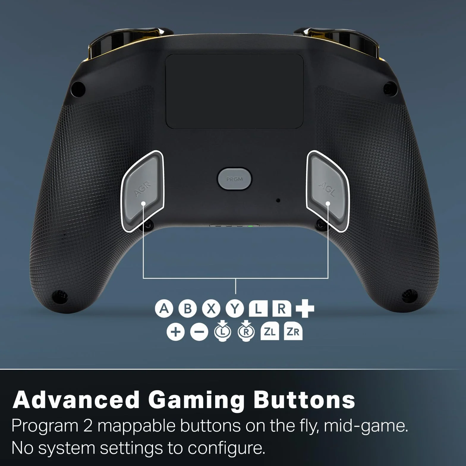 Bezprzewodowy kontroler PowerA Advantage do Nintendo Switch 2 – Pokémon: Mega Ewolucje, oficjalna licencja, efekt Halla, mapowalne przyciski, kontroler Pro, przycisk C, sterowanie ruchem, dla graczy