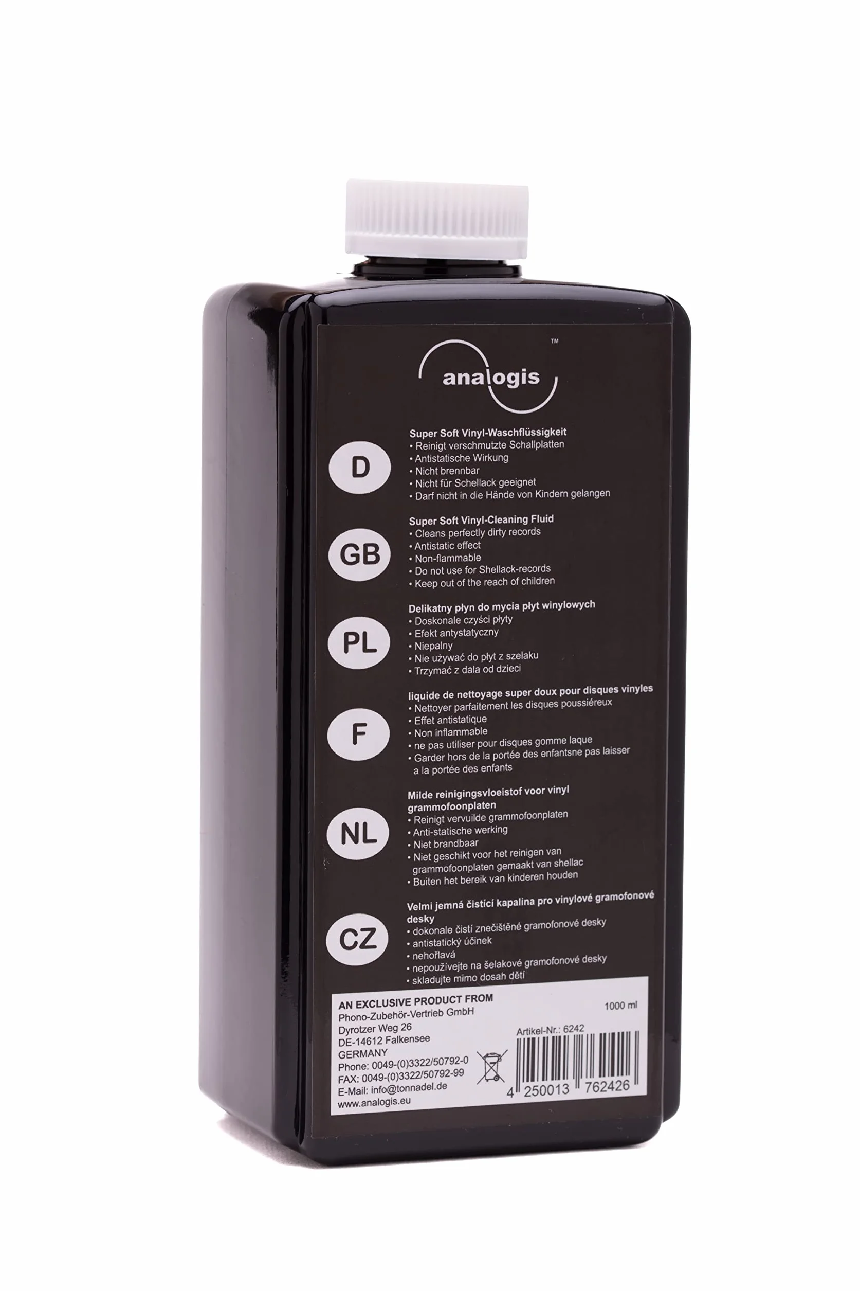 Analogis Wash 'N' Play 6363 System Czyszczenia Płyt Winylowych, 1 L