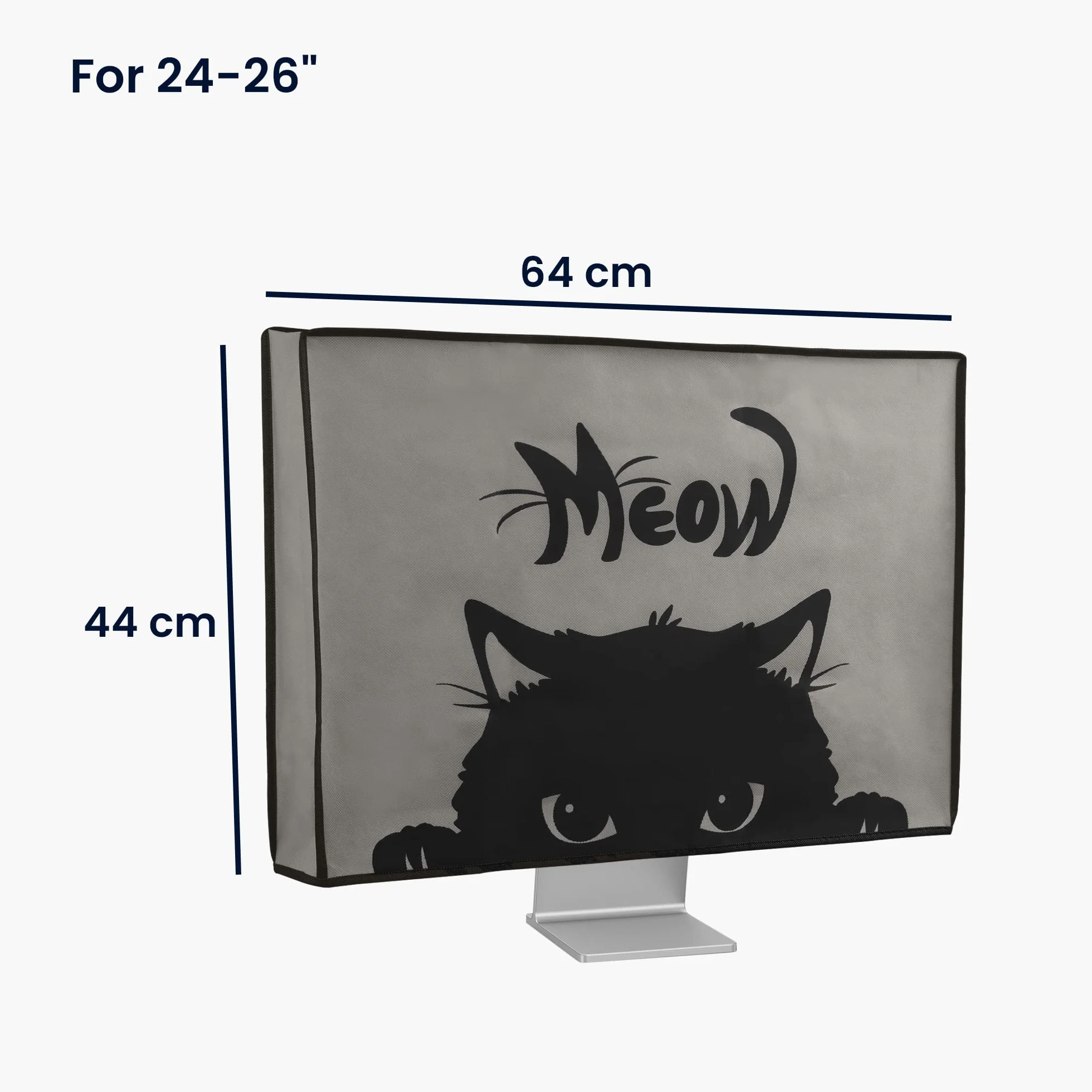 kwmobile 24-26" etui na monitor - PC ekran ochronny do monitora 24-26" - pokrowiec na komputer