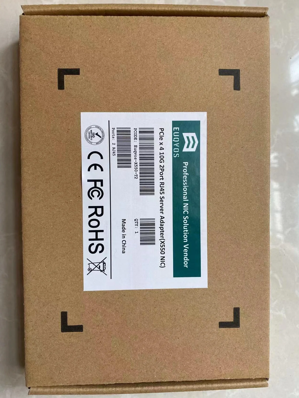 Karta sieciowa 100 GB do Mellanox MCX556A ConnectX-5 Chipset, VPI EDR InfiniBand 100 GbE Dual-Port QSFP28, PCIe4.0 x16 InfiniBand/Ethernet Adapter Card Support Windows Server/Linux/VMware