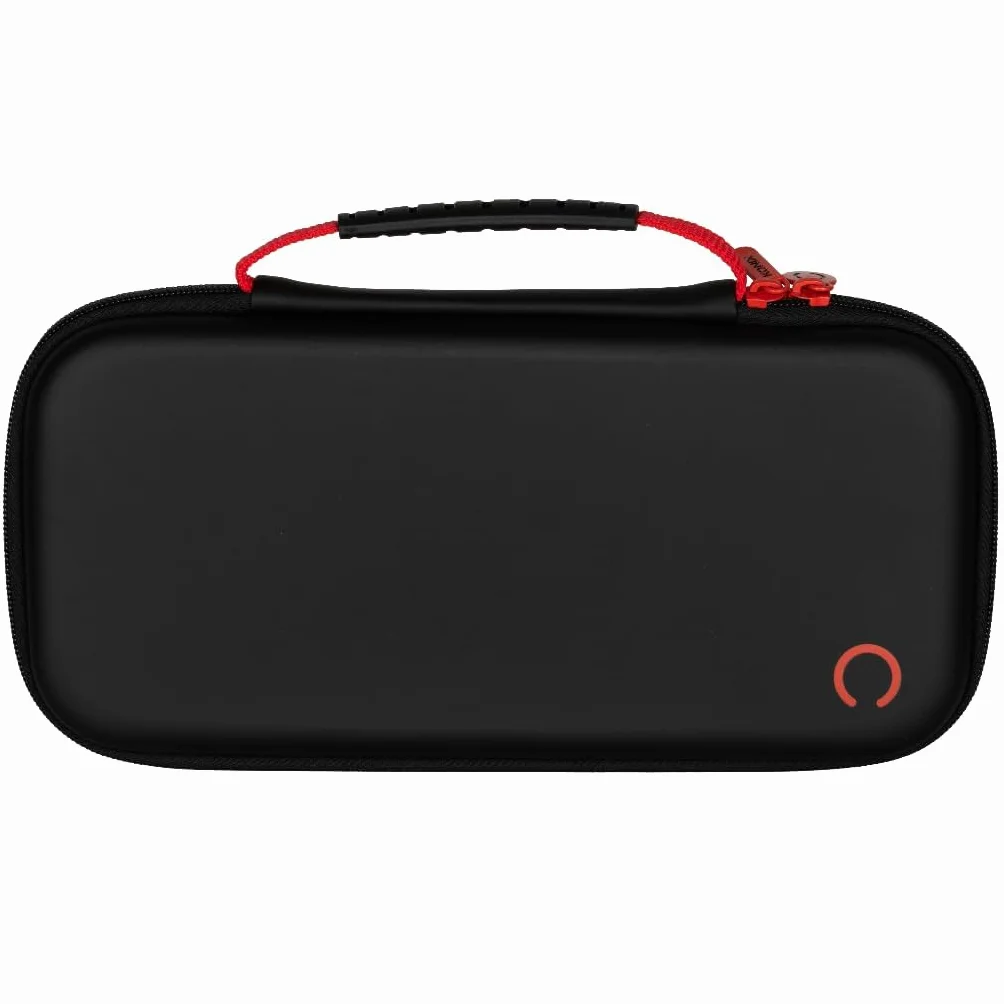 Konix Schutzhülle und Tragetasche for Nintendo Switch, Switch OLED und Switch 2 - Zubehörnetz - 8 gniazd - czarny
