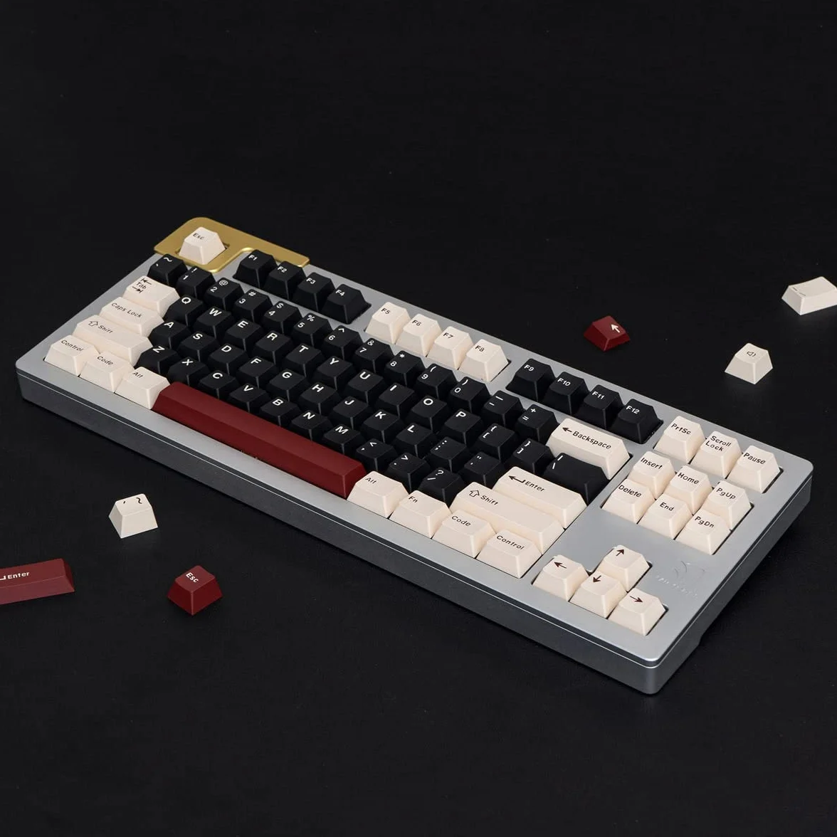 172 klawisze Doubleshot Keycap Cherry Profile Rome zestaw nasadek klawiszy pasuje do 61/64/87/104/108 Cherry Mx Switches klawiatura mechaniczna