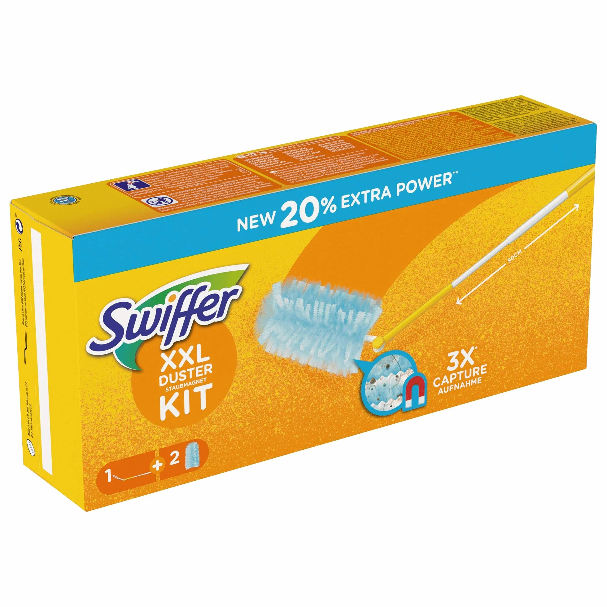 Swiffer Zestaw piór Duster + 2 wkłady, rozmiar XXL