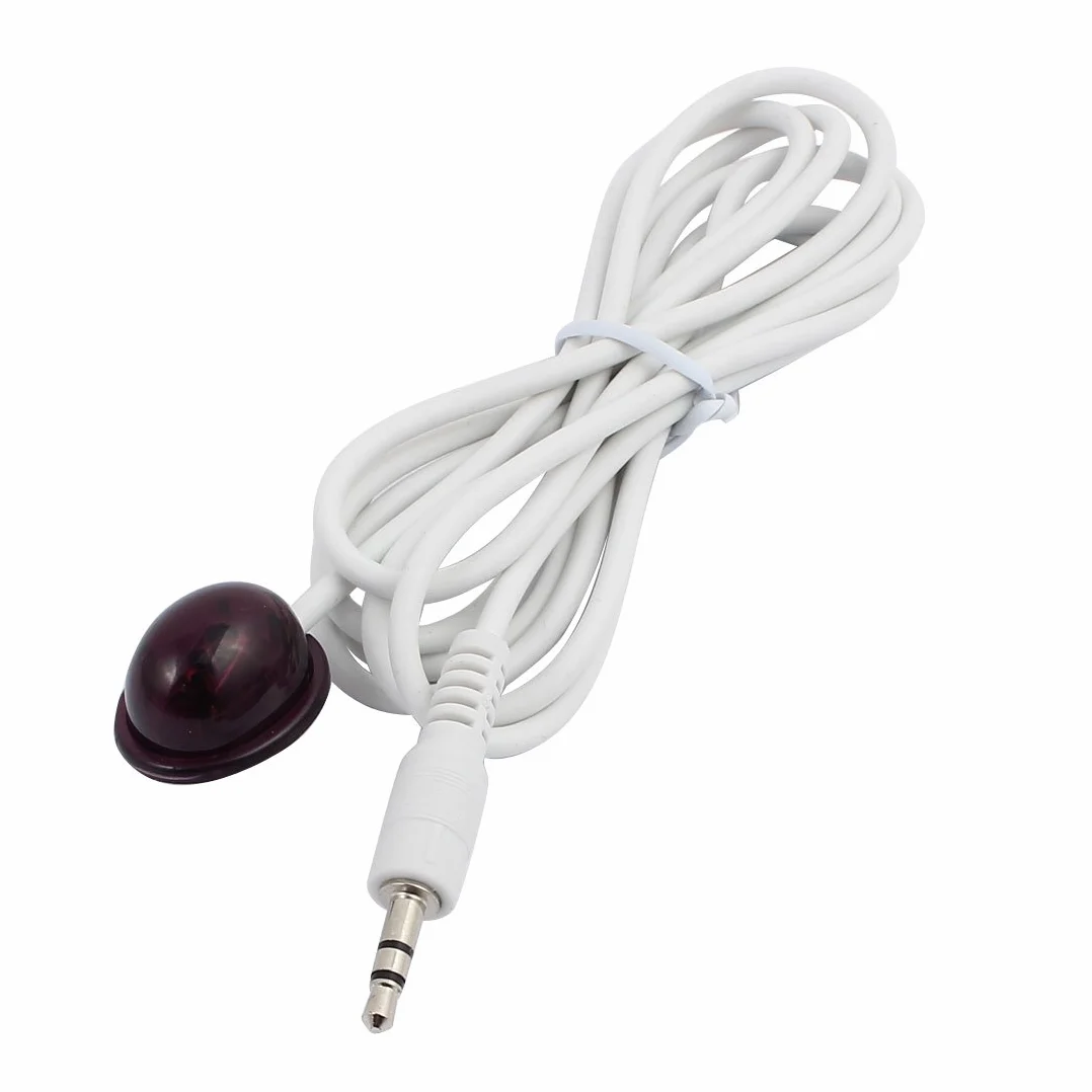 Aexit CHT-D13 Small Shell Head 3.5mm Jack IR Pilot zdalnego sterowania Kabel odbiornika do HD DVR, dekodera STB, TV(Câble de récepteur de télécommande IR infrarouge pour la tête d'enveloppe de 3,5 mm