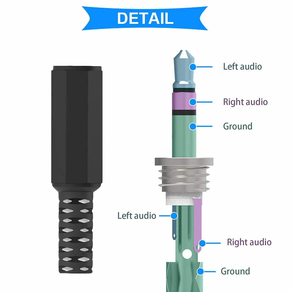 10 sztuk PJ-307 3,5 mm stereo audio gniazdo jack 5 pin montaż płytki drukowanej gniazdo do audio adapter słuchawek do urządzeń wideo/audio z 10 sztukami 3,5 mm adapter wtyczki TRS
