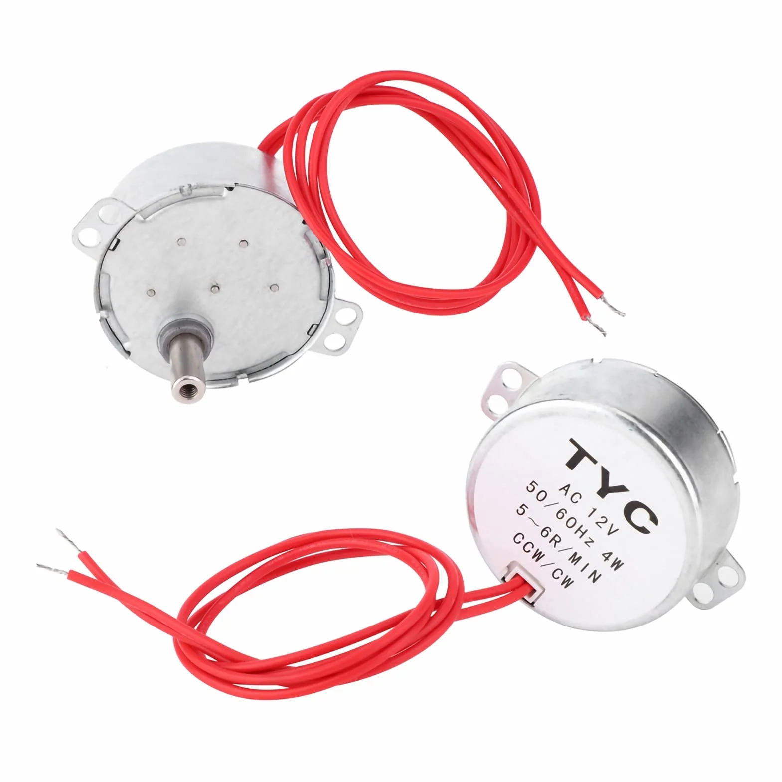 Silnik synchroniczny TYC30 prąd zmienny 12 V 4 W 5-6 obr./min CCW/CW z prowadnicą drutu