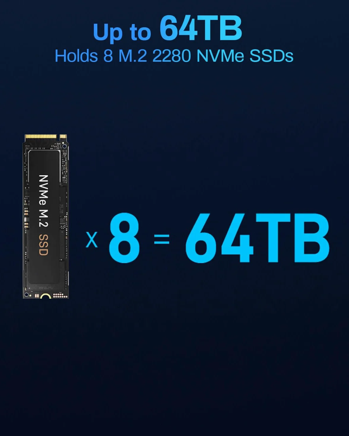 TERRAMASTER F8 SSD Plus NAS - 8 Bay All SSD NAS Storage Core i3 8-rdzeniowy procesor 8-nitkowy, 16 GB RAM DDR5, portem 10GbE, sieciowy magazyn danych, w zestawie 8 radiatorów (bez dysków)