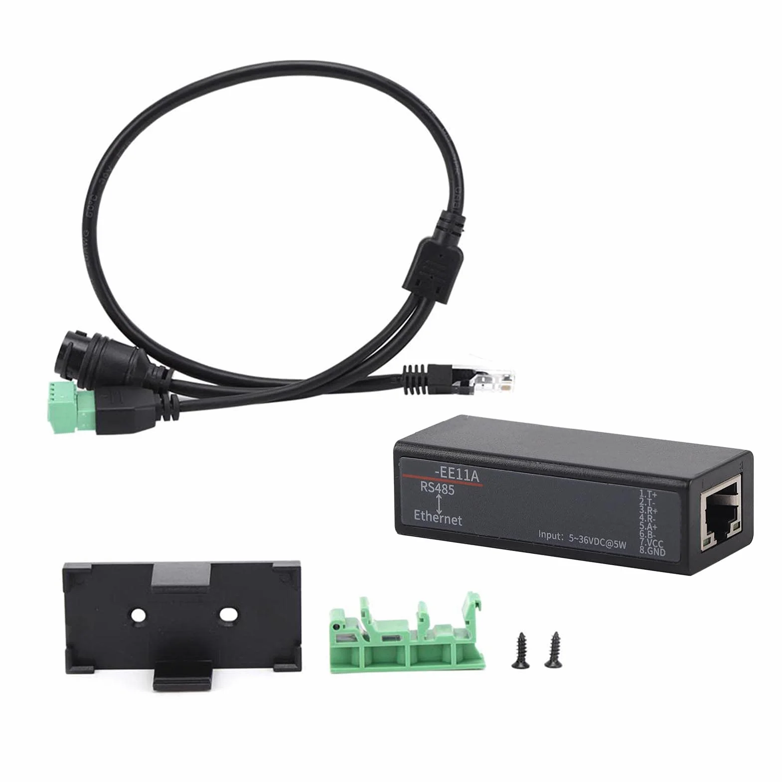 HF7121 Moduł Komunikacyjny Serwer Szeregowy Ethernet DTU 5-36VDC Linux 10/100M Ethernet 460800 bps MIPS MCU 32MB RAM 16MB Flash